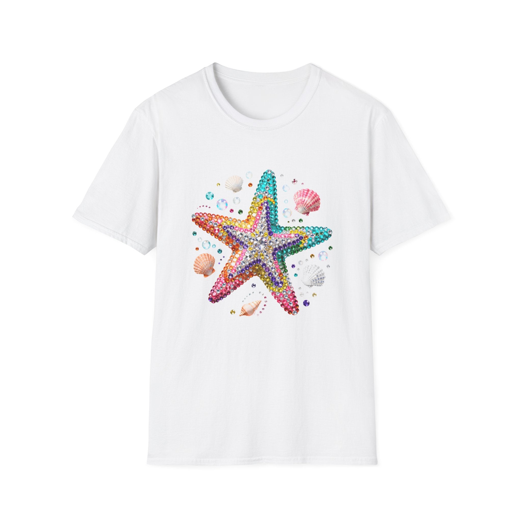 Jeweled Starfish Tee - Gildan