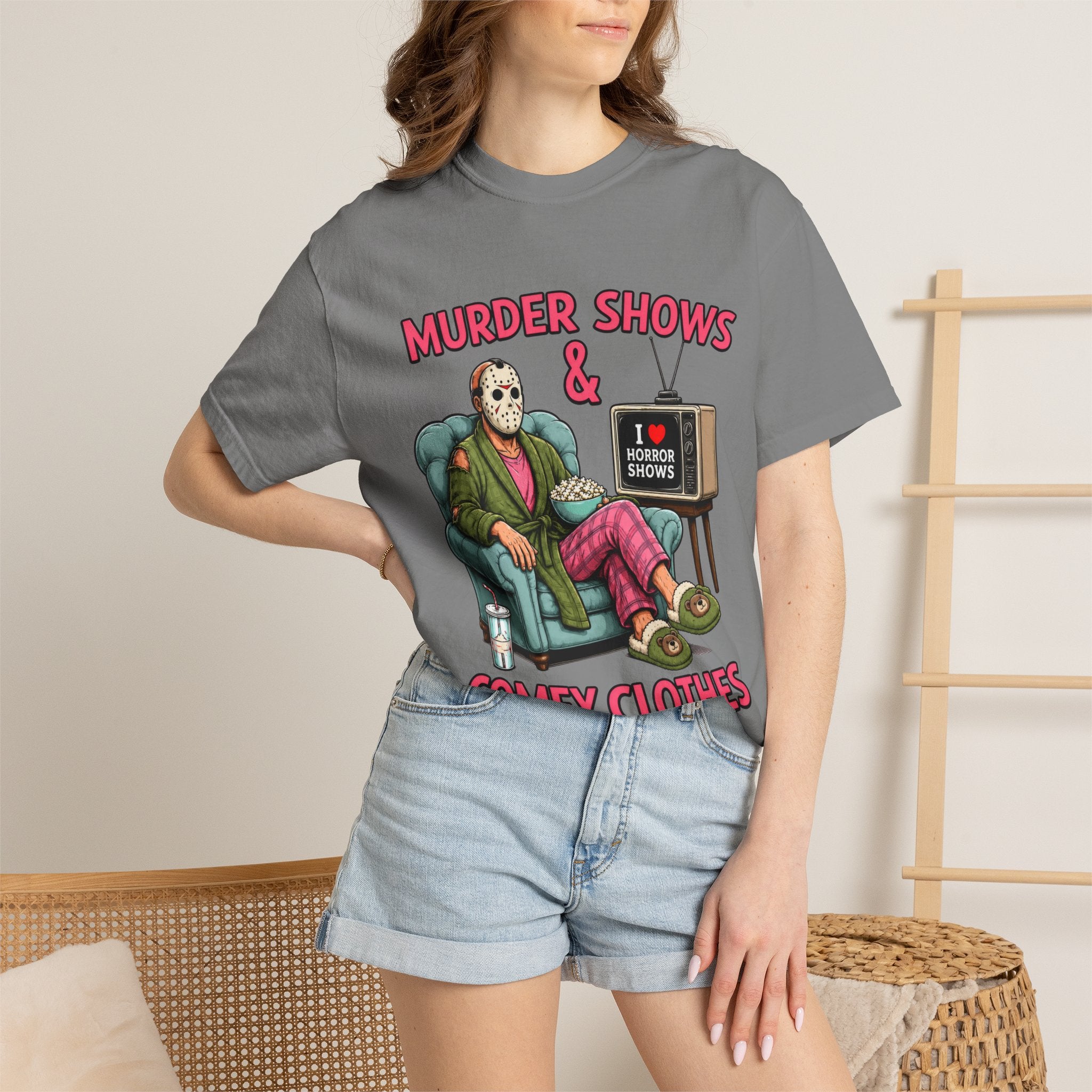 Murder Shows and Comfy Clothes T-shirt - Comfort colors