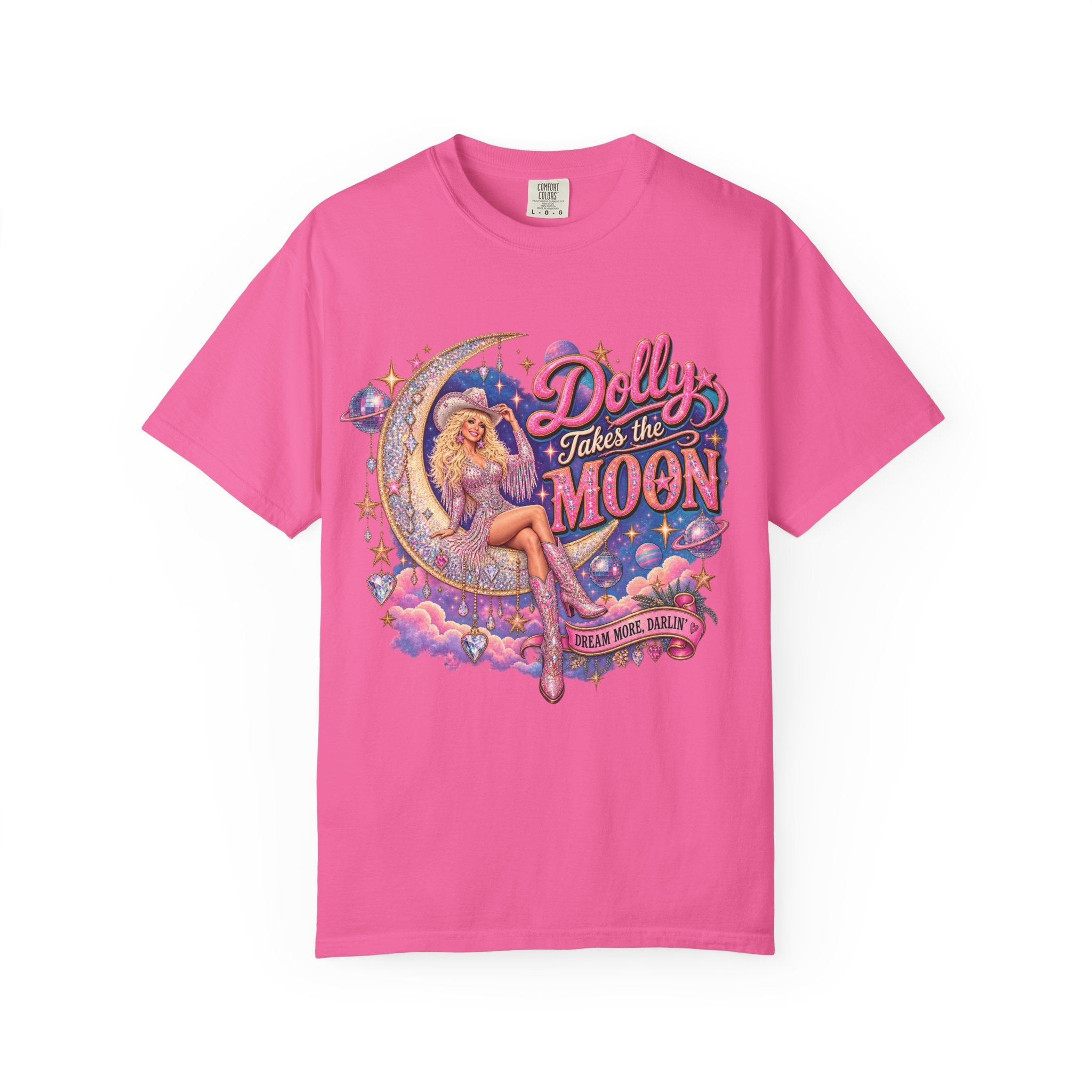 Dolly Takes The Moon Tee