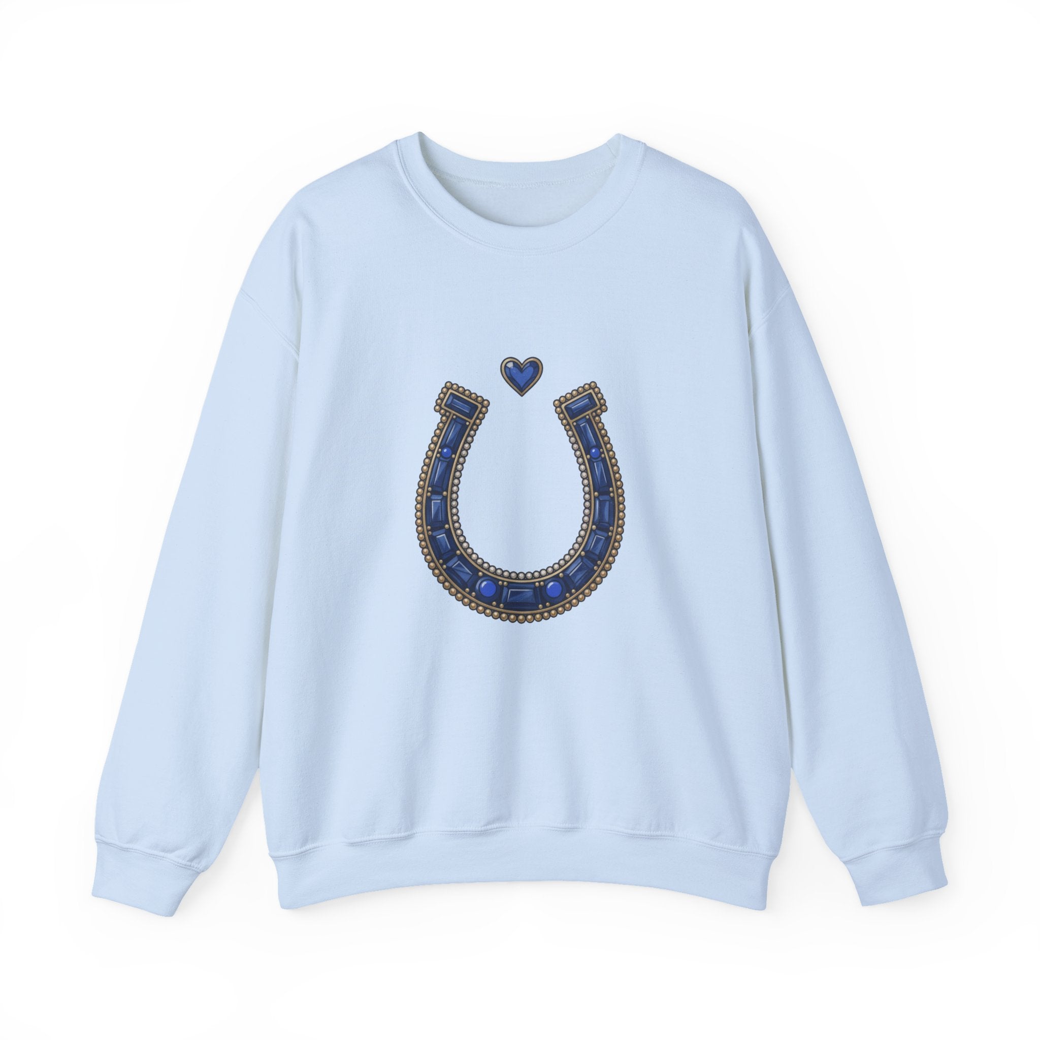 The Sapphire Horseshoe Sweatshirt - Gildan
