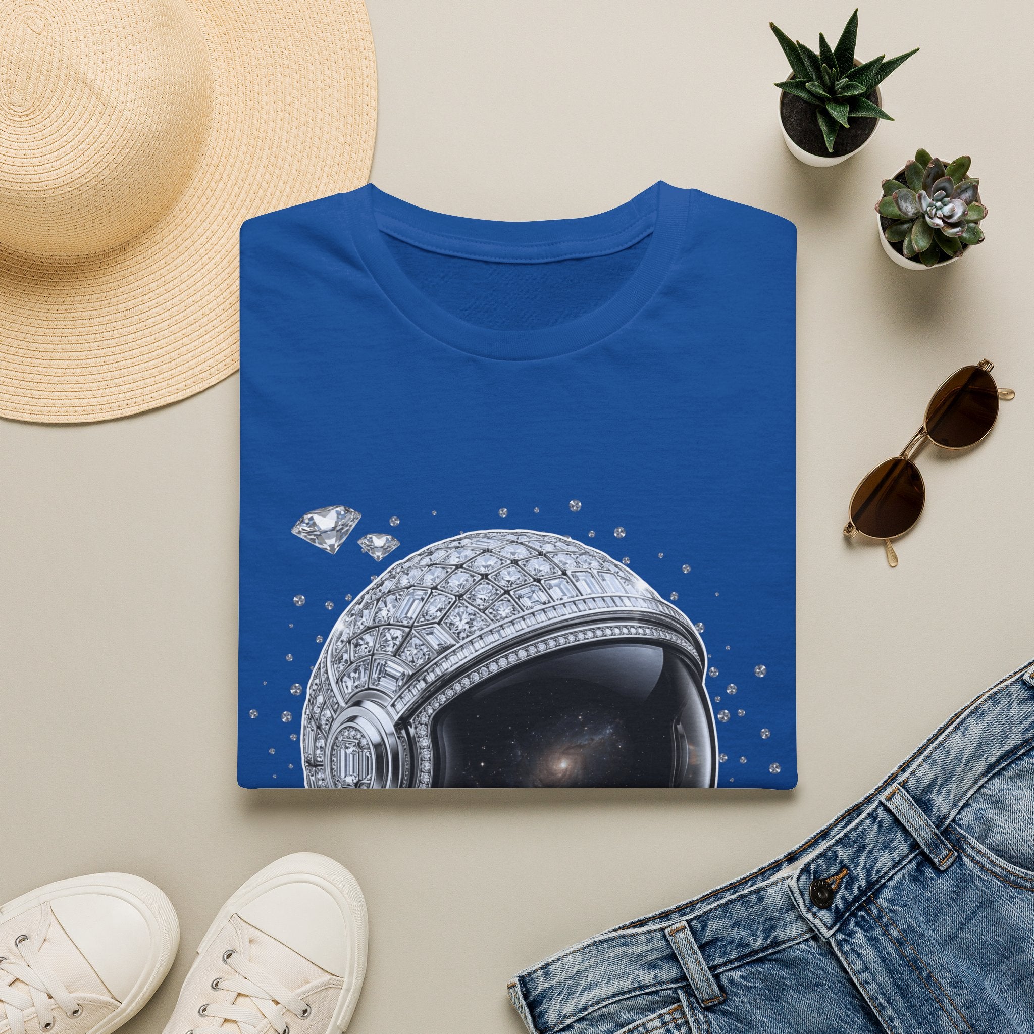 Sparkle Astronaut Tee - Gildan