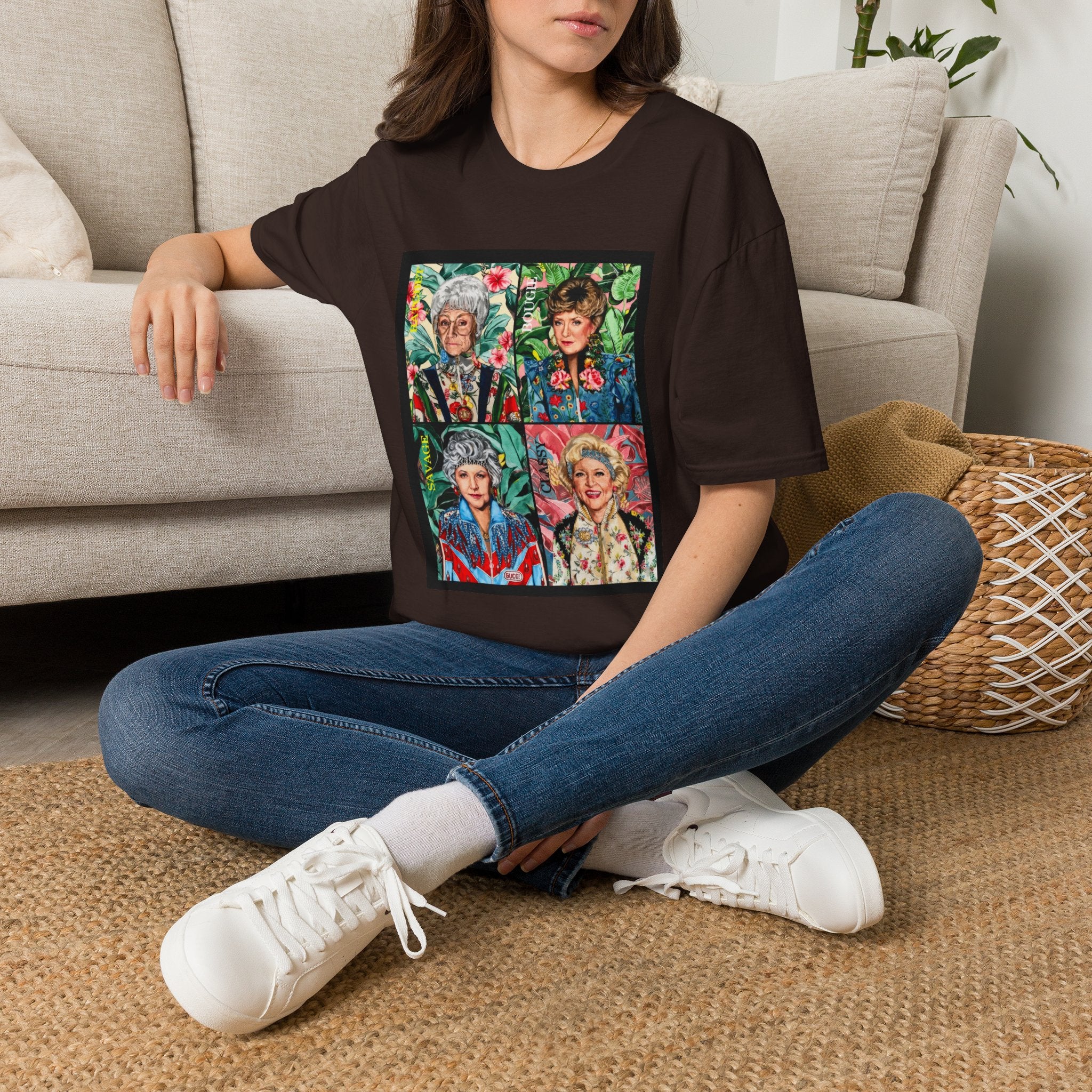 Golden Baddies Tee - Gildan