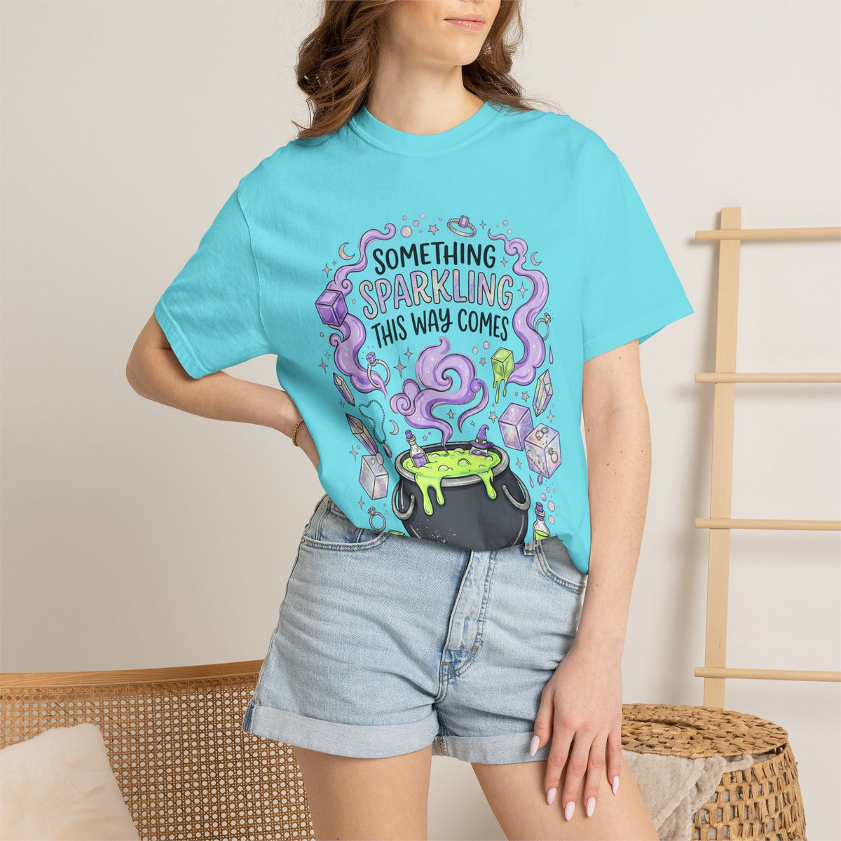 The Spooky Cauldron Tee - Comfort Colors