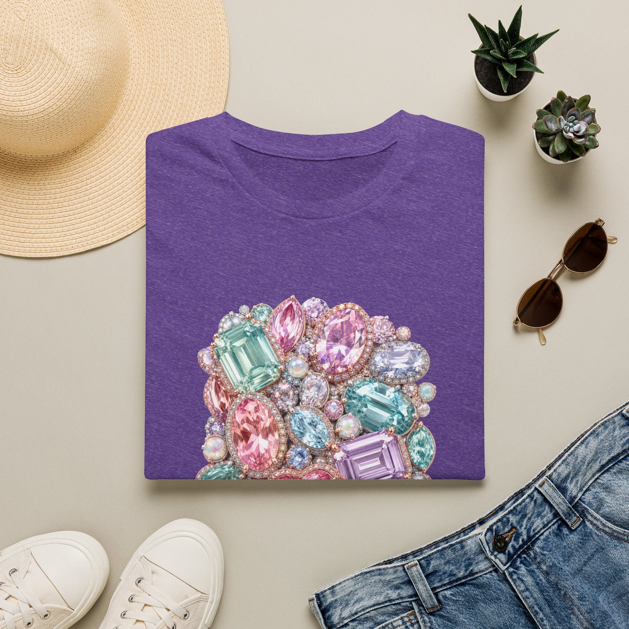 Halo Gemstone Tee - Gildan