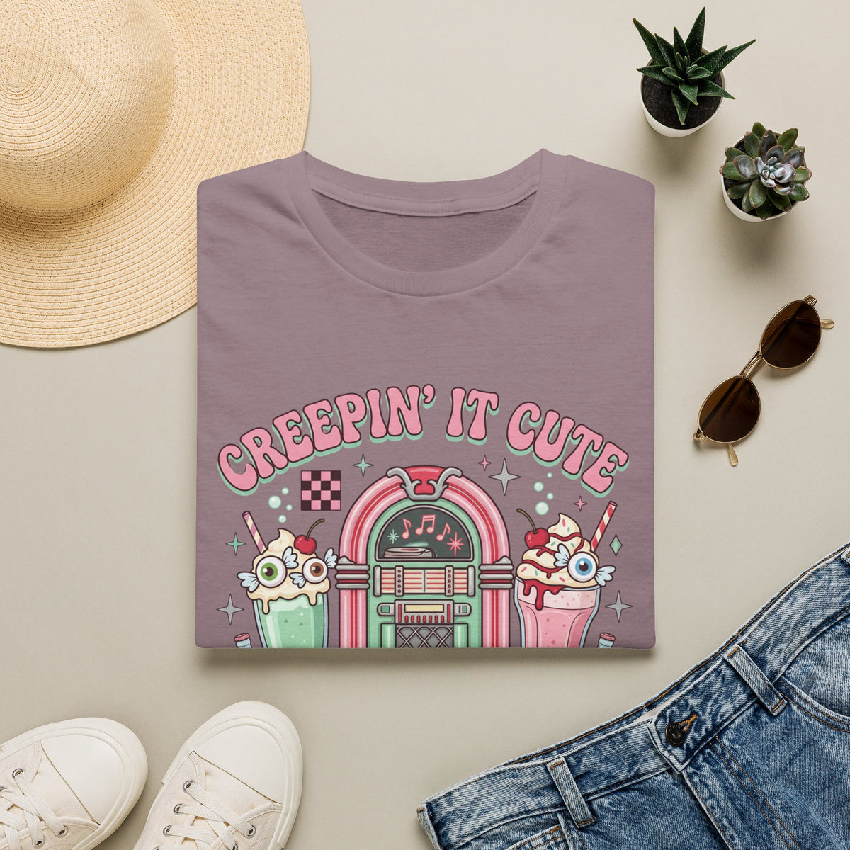 Creepin' It Cute Tee - Gildan