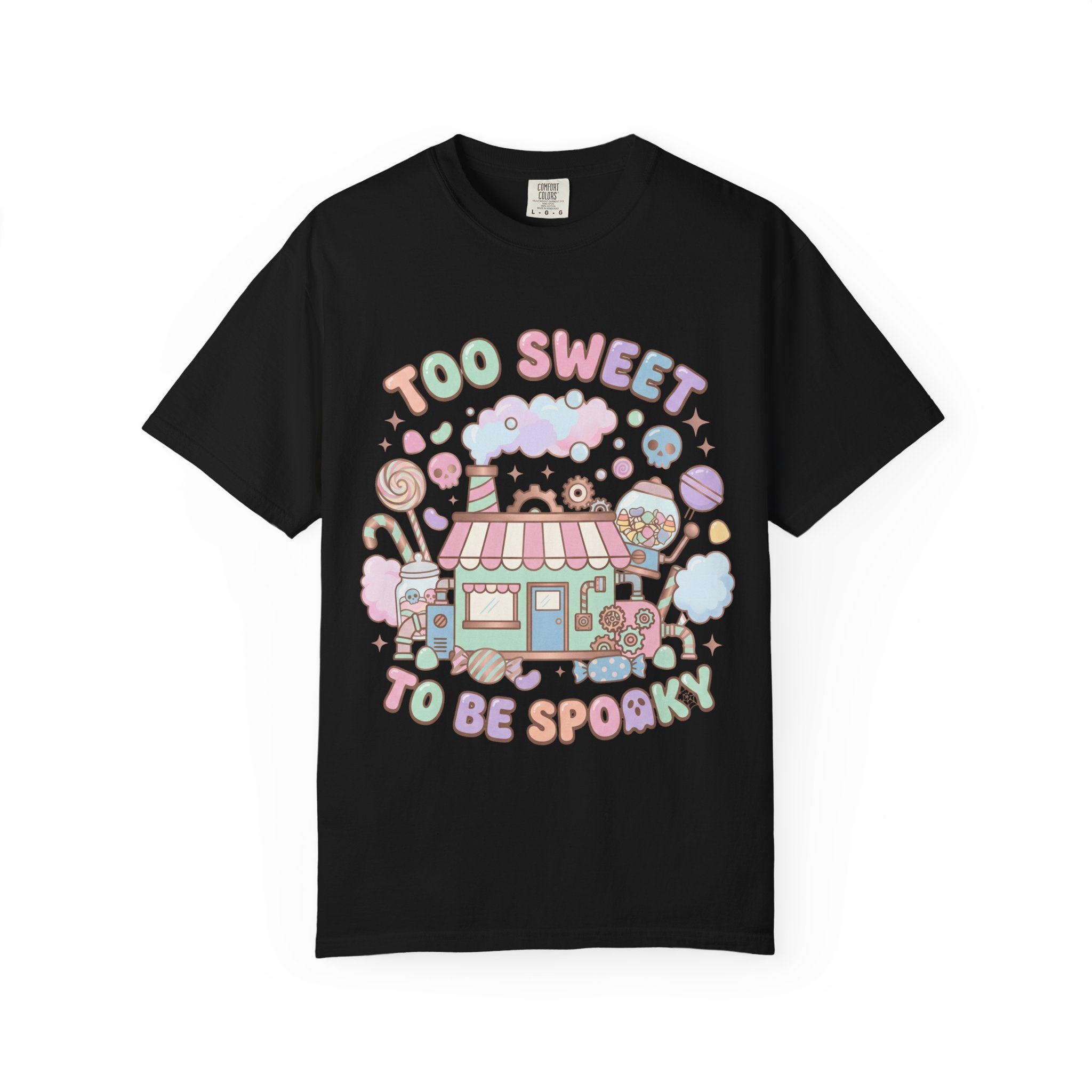 Too Sweet To Be Spooky Tee - Comfort Colors