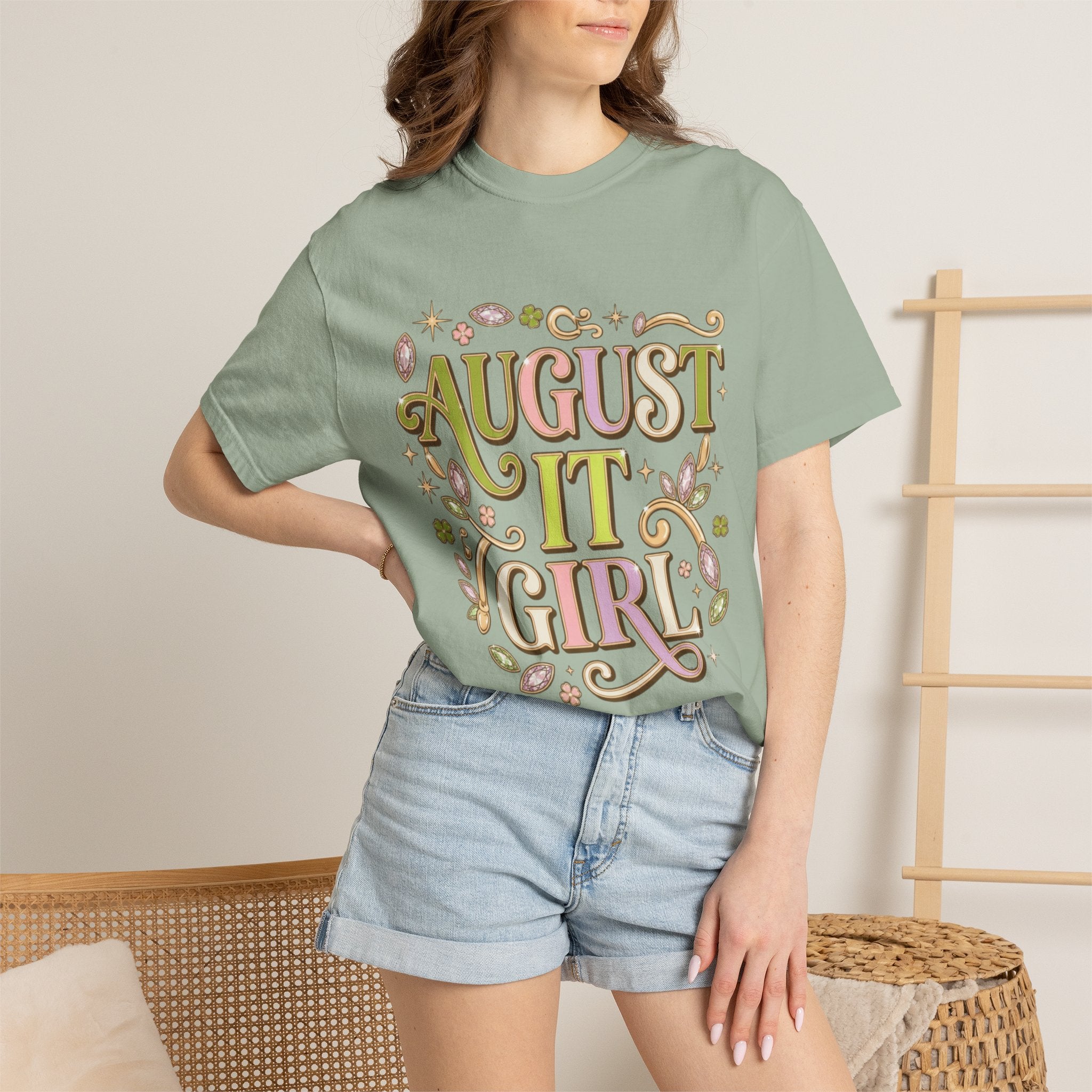 August It Girl Tee - Comfort Colors