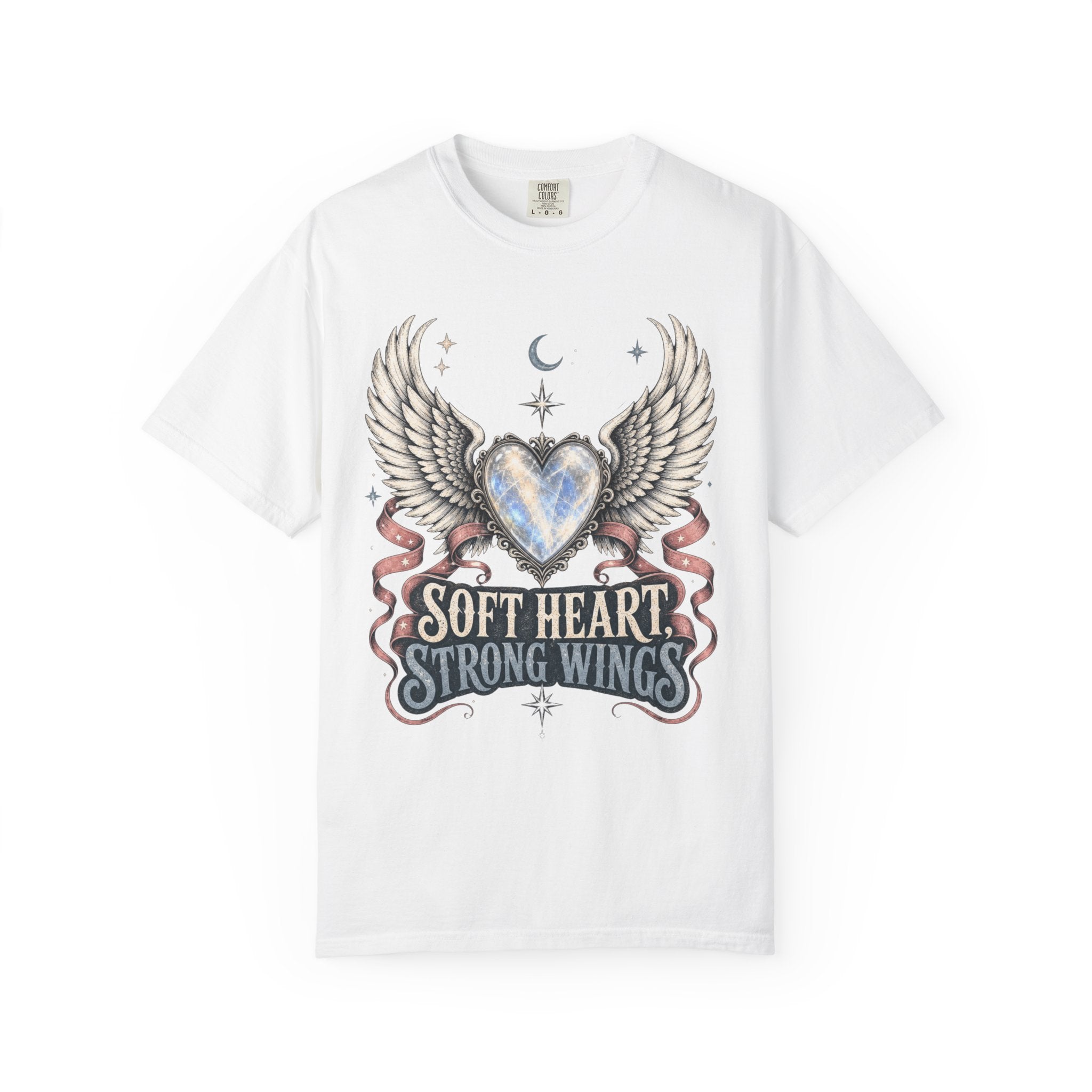 Soft Heart Strong Wings Tee - Comfort Colors