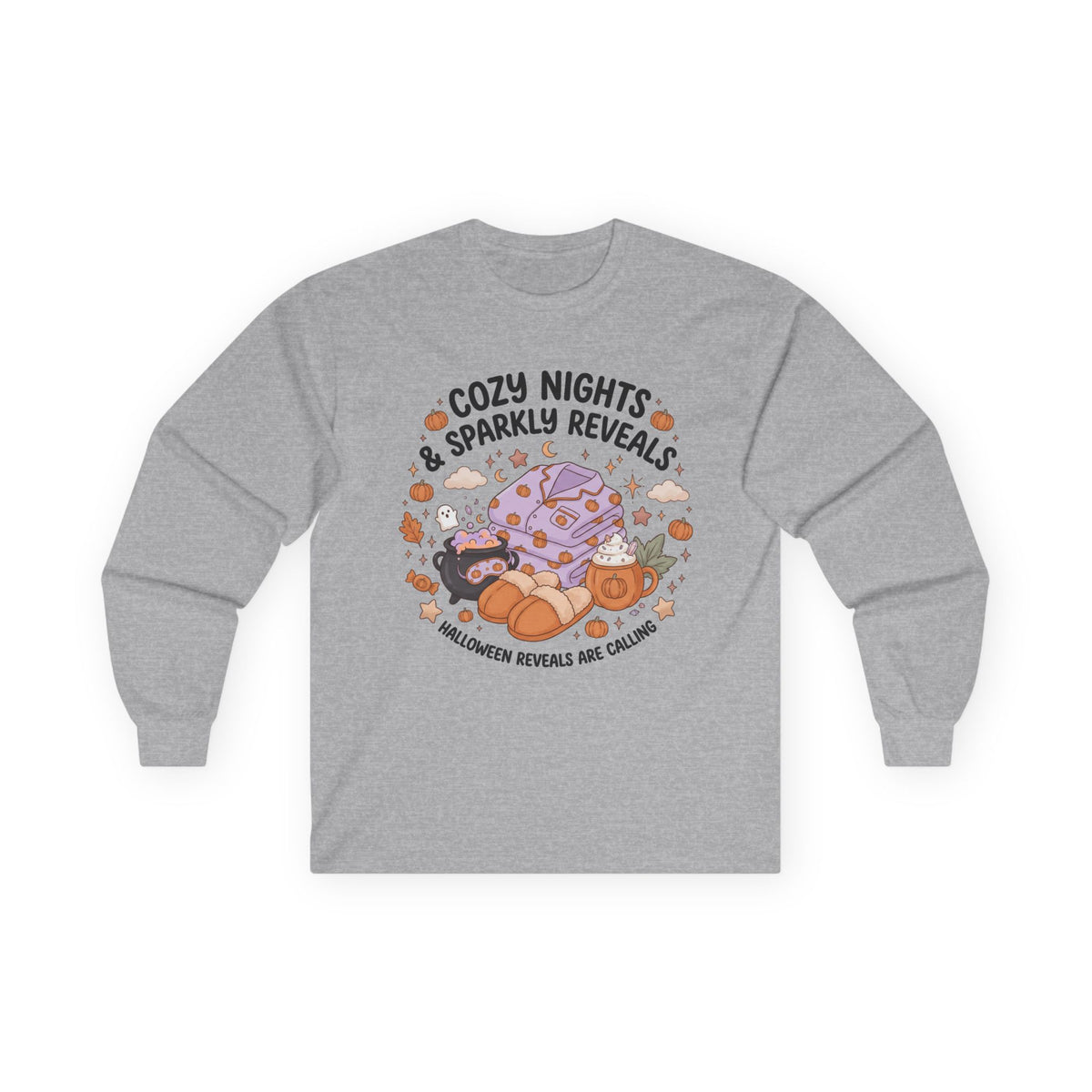 Cozy Nights Long Sleeve Tee - Gildan