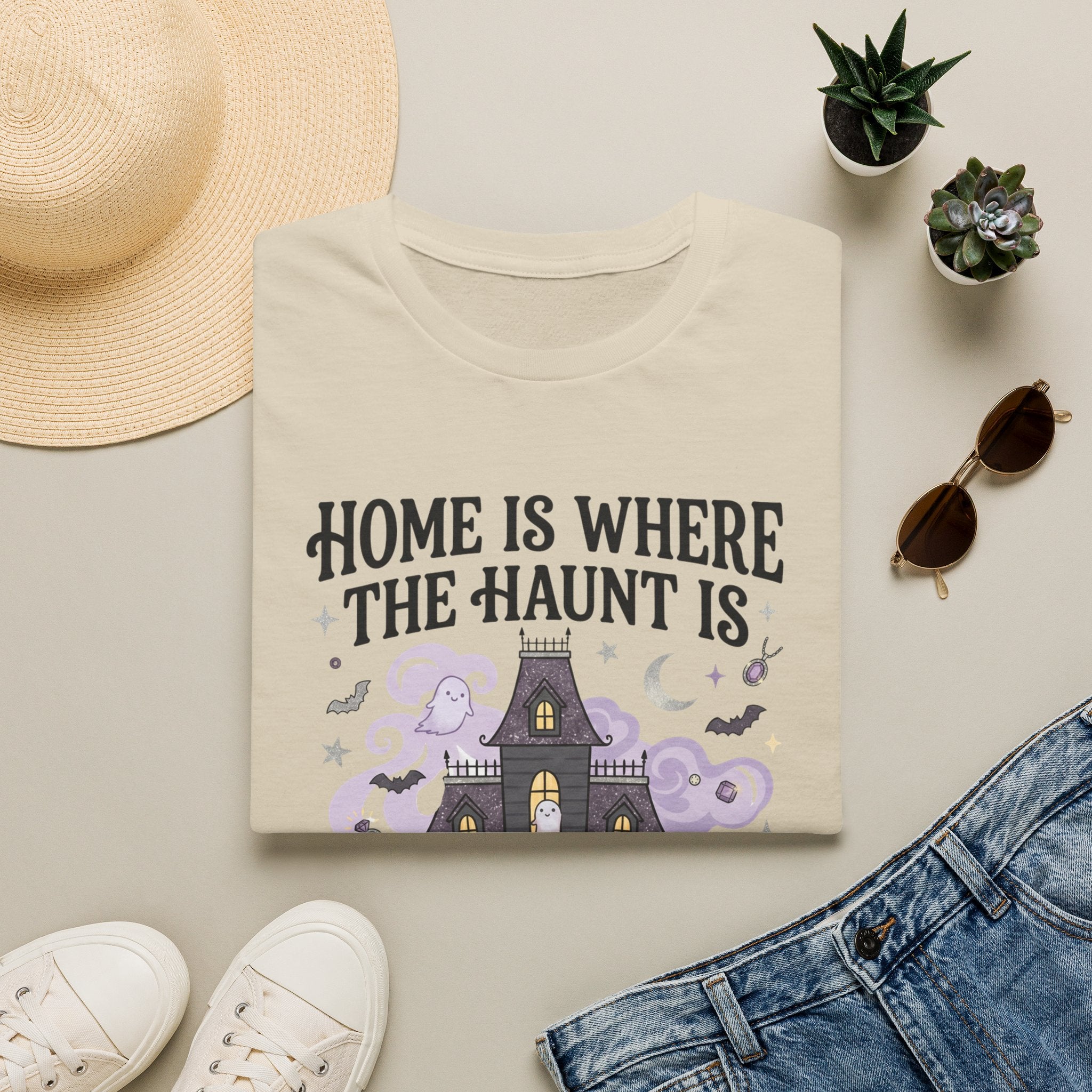Home Is Where The Haunt Is Tee - Gildan