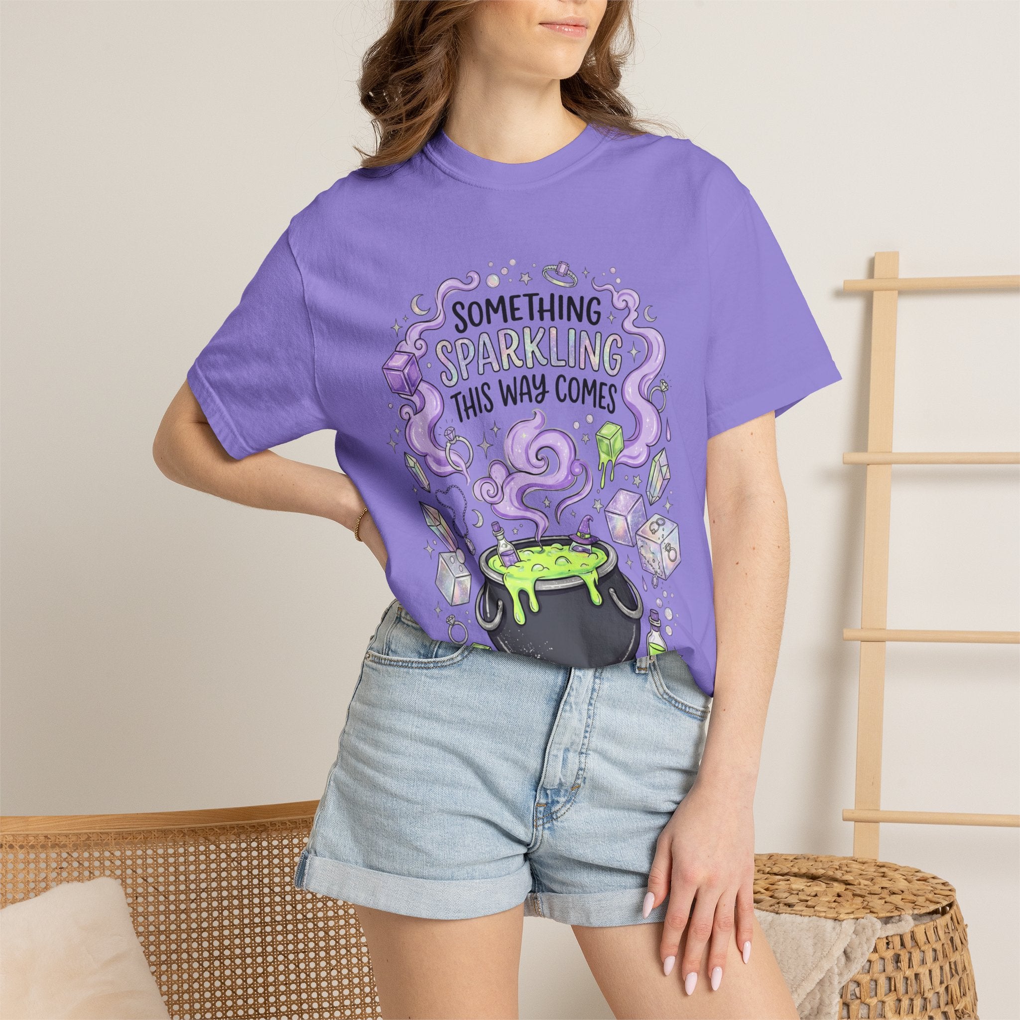 The Spooky Cauldron Tee - Comfort Colors