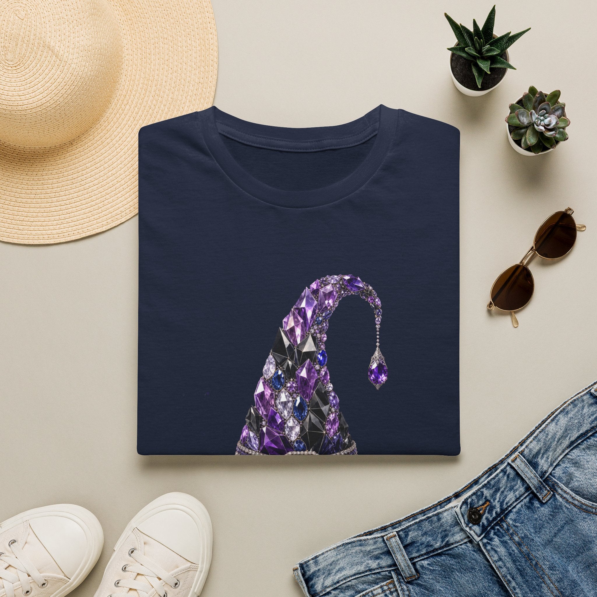 The Jeweled Witches Hat Tee - Gildan