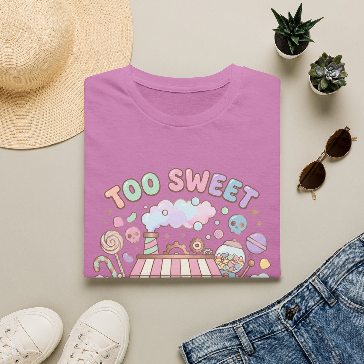 Too Sweet To Be Spooky Tee - Gildan