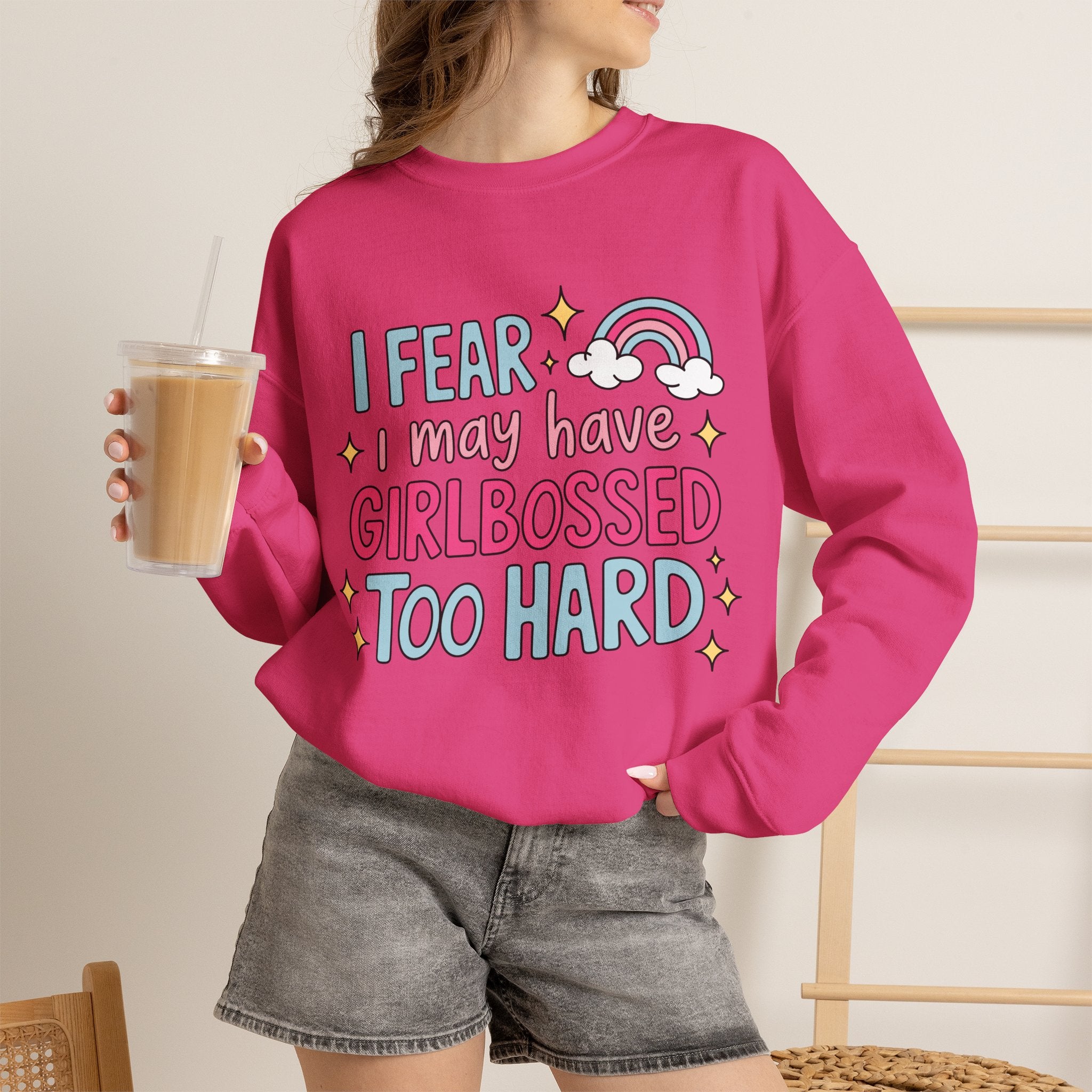 Girlbossed Too Hard Sweatshirt