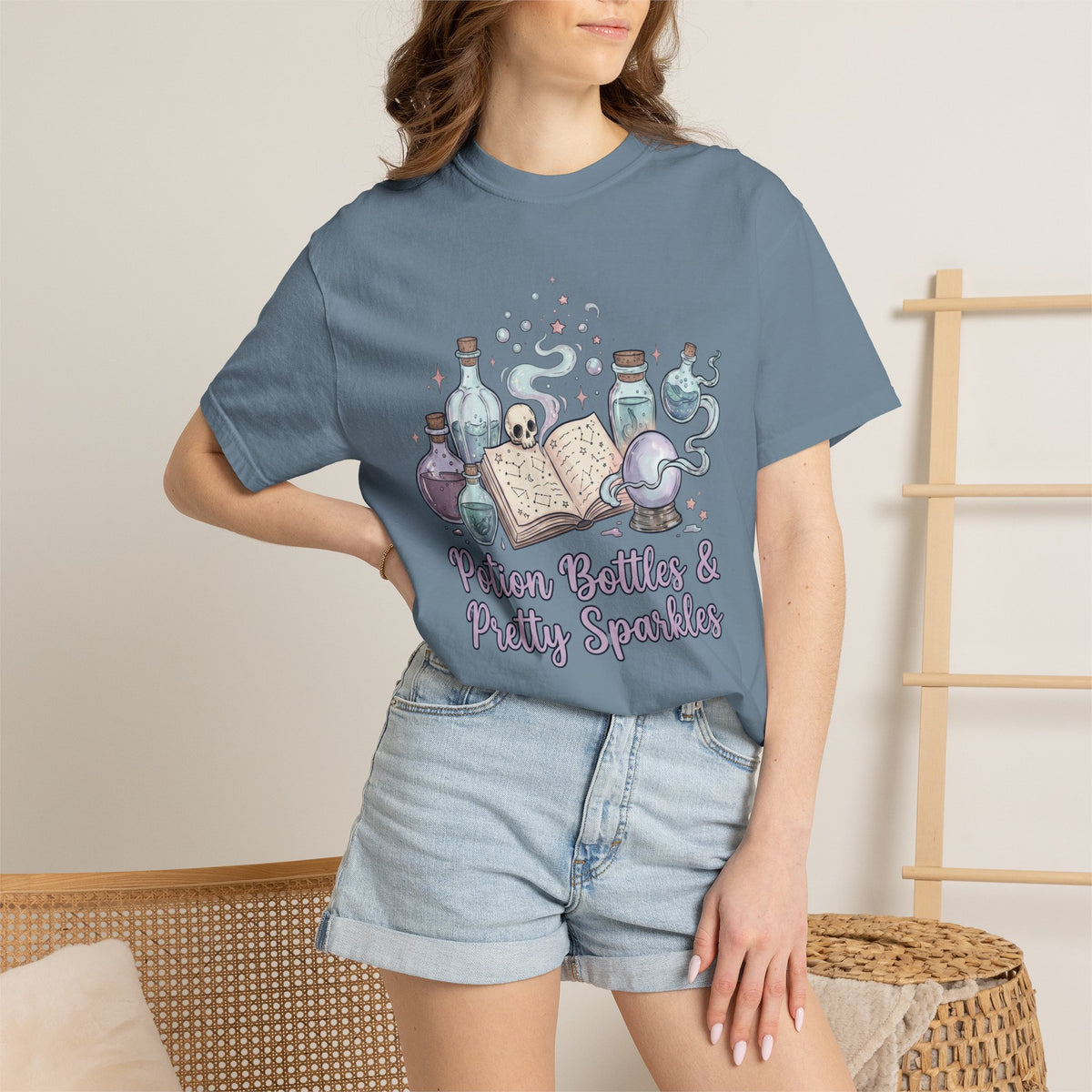 Potion Bottles and Pretty Sparkles Tee - Comfort Colors