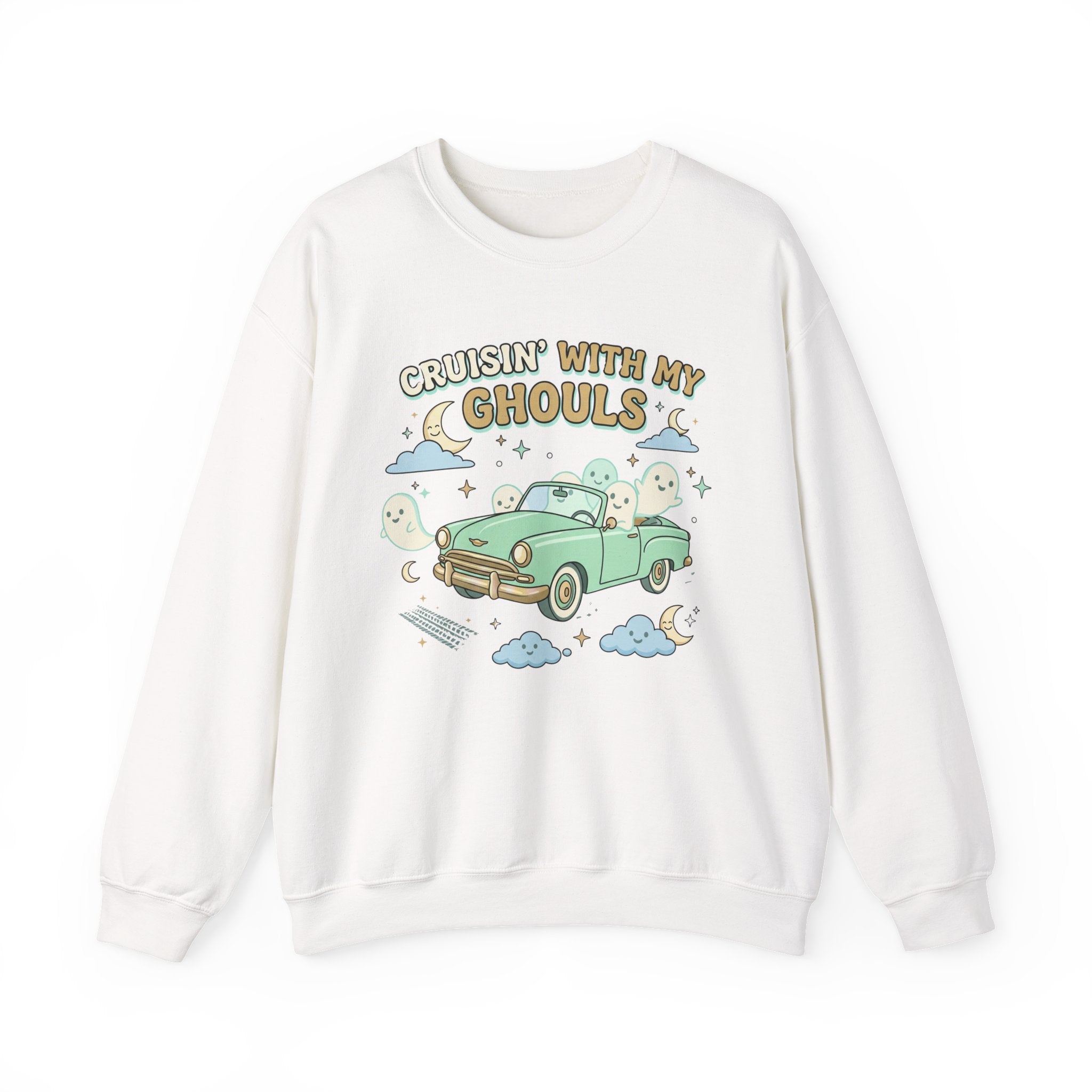 Cruisin' With My Ghouls Sweatshirt - Gildan