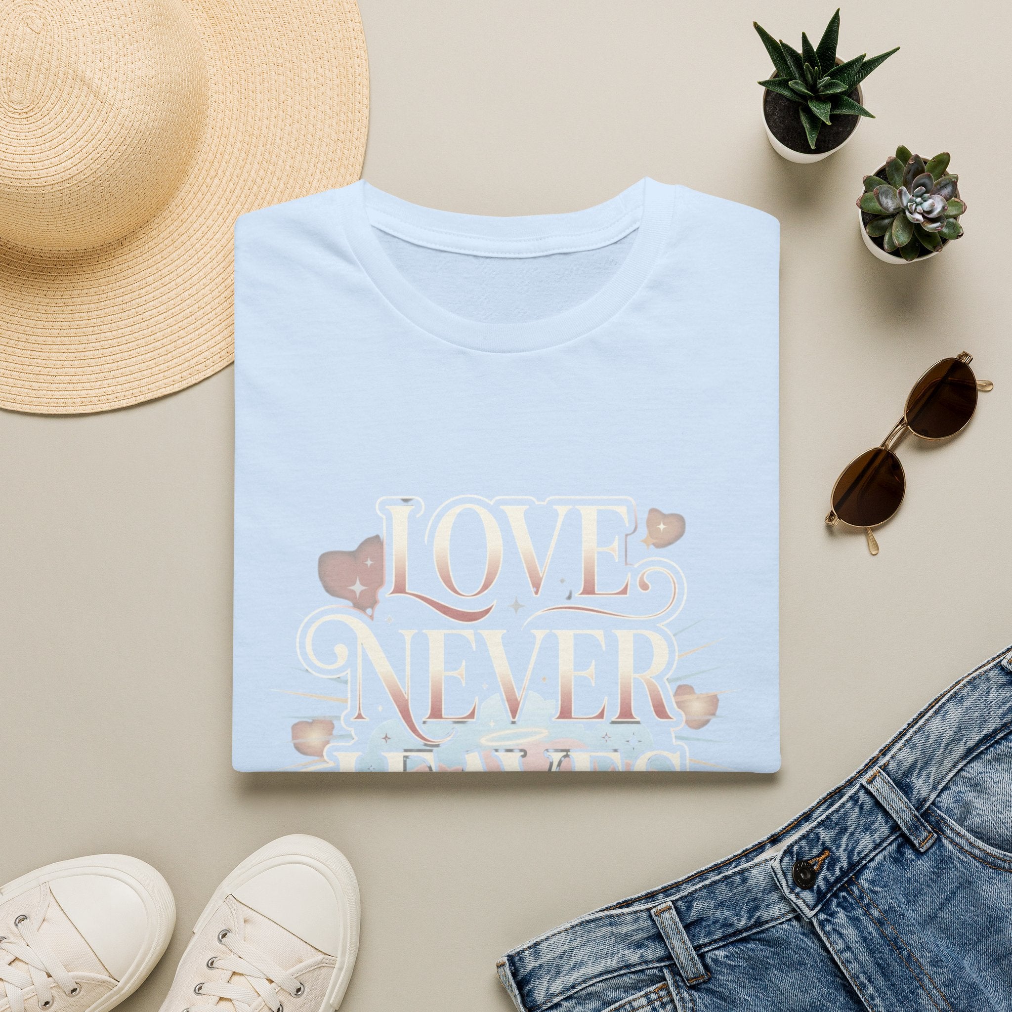 Love Never Leaves Tee - Gildan