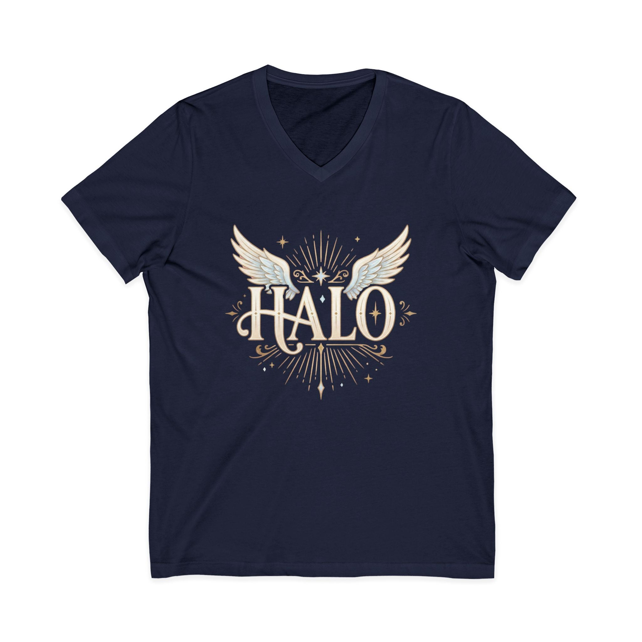 Halo V-Neck Tee - Bella+Canvas