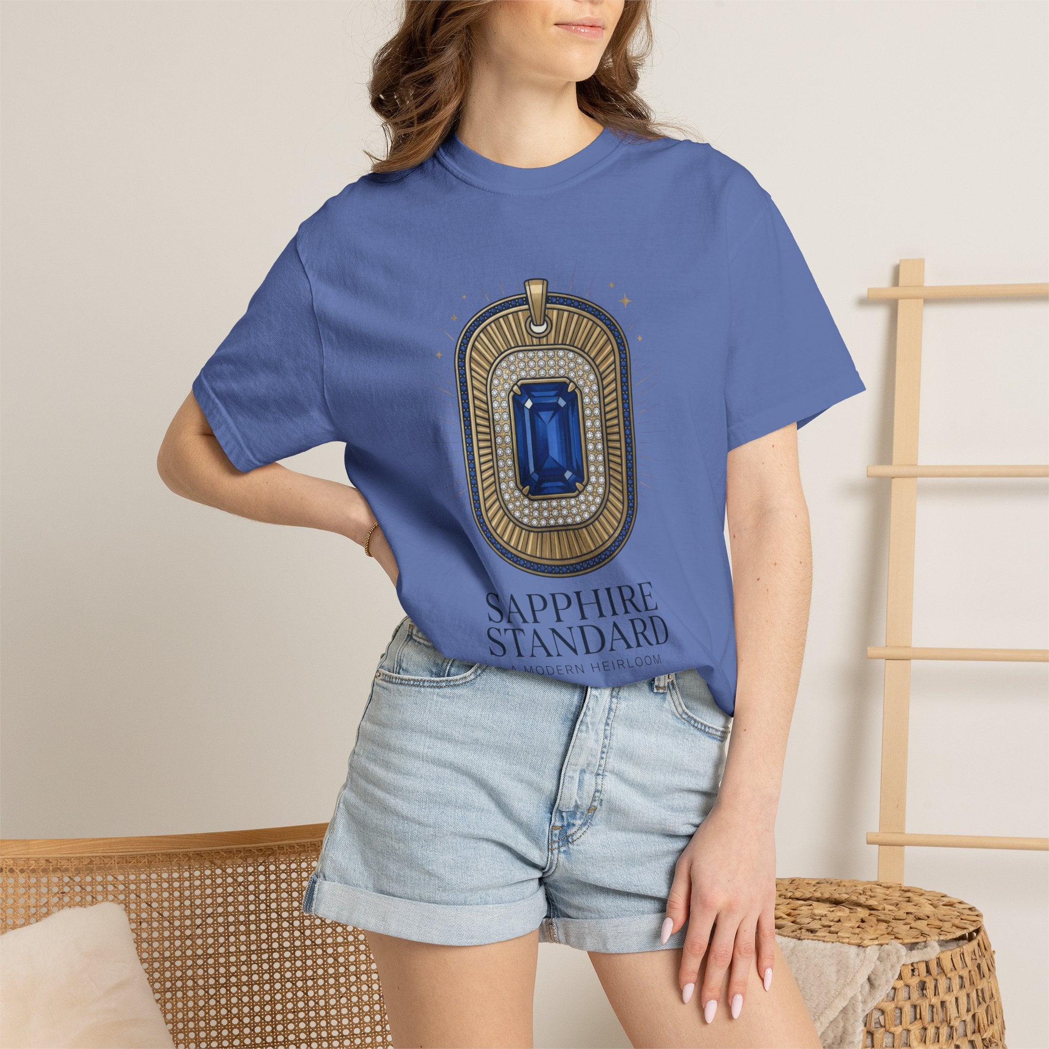 The Sapphire Standard Tee - Comfort Colors