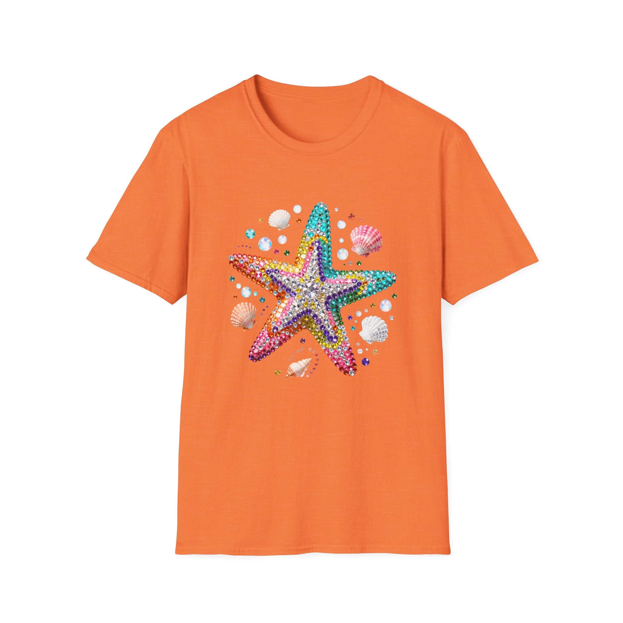Jeweled Starfish Tee - Gildan