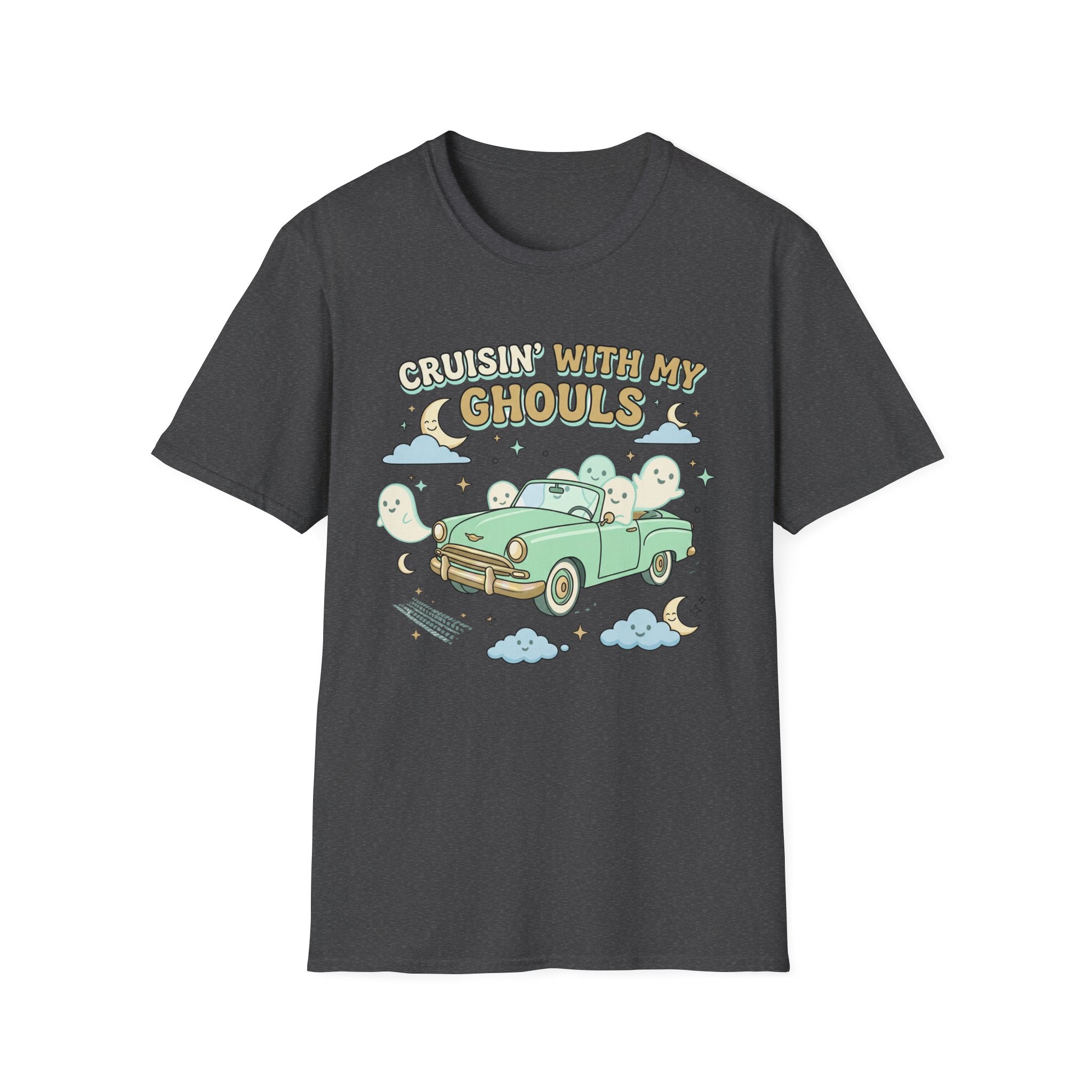 Cruisin' With My Ghouls Tee - Gildan