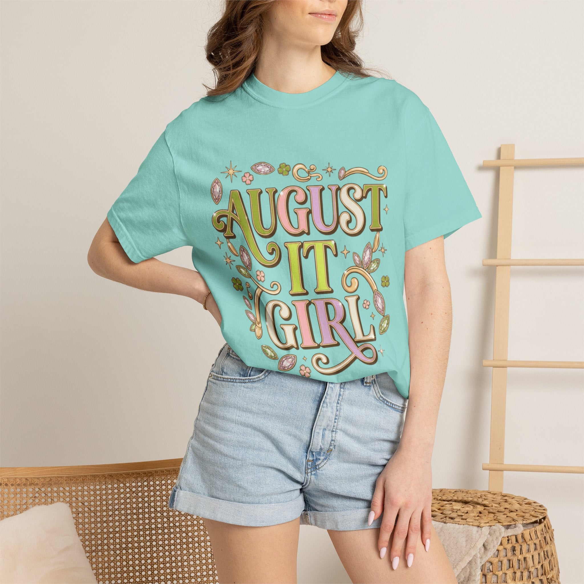 August It Girl Tee - Comfort Colors