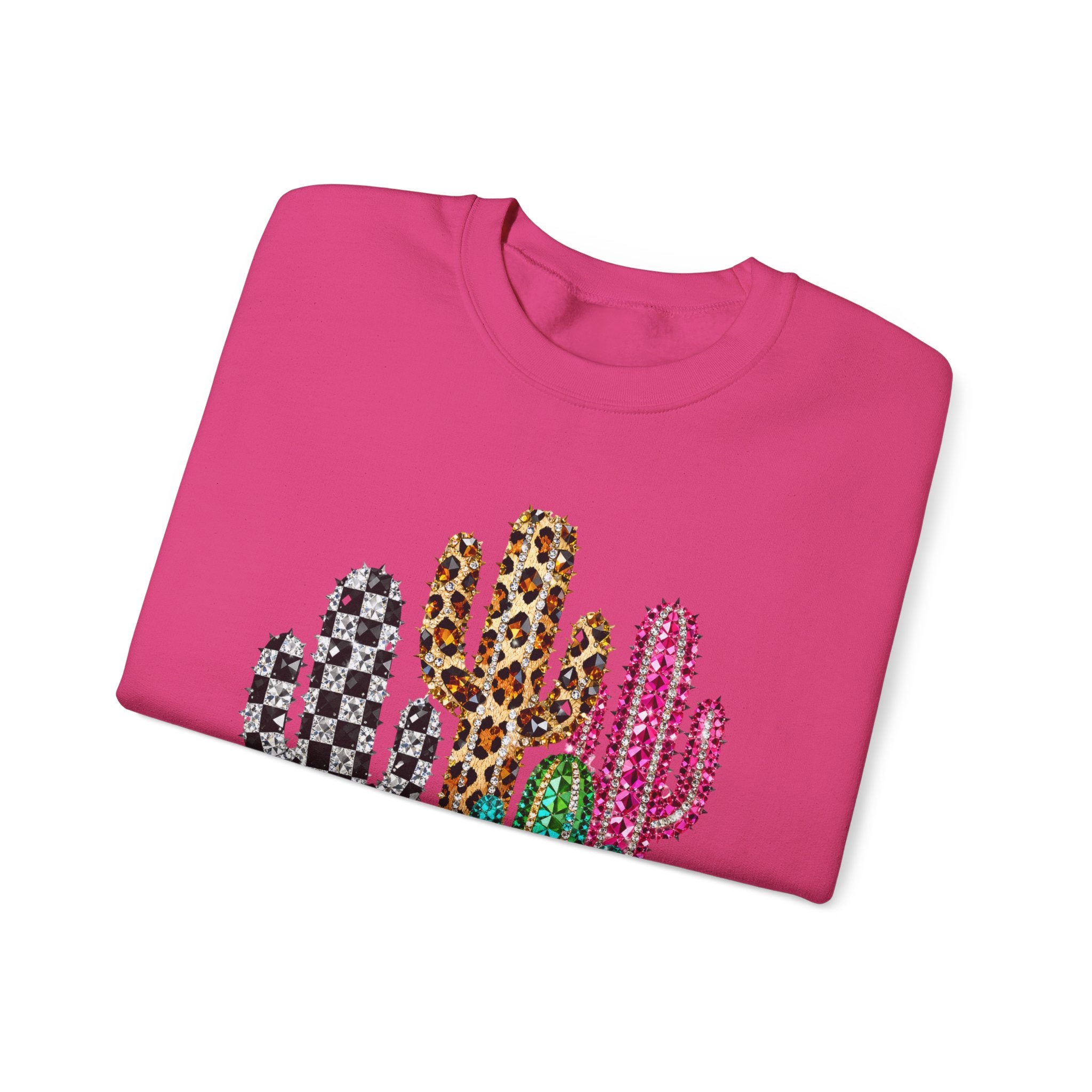 The Jeweled Cactus Sweatshirt - Gildan