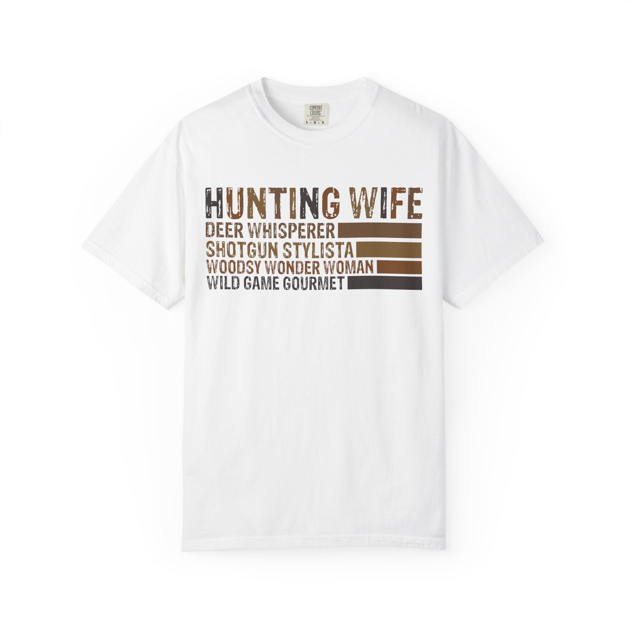 Hunting Wife Graphic T-Shirt — 'Deer Whisperer' Camouflage Pride Tee