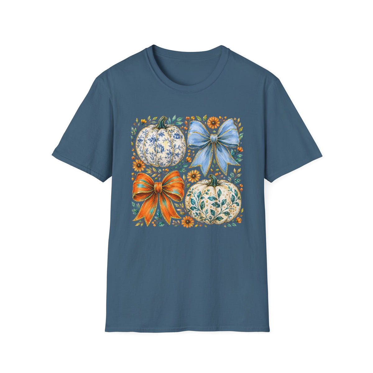 Pumpkin Bows Tee - Gildan
