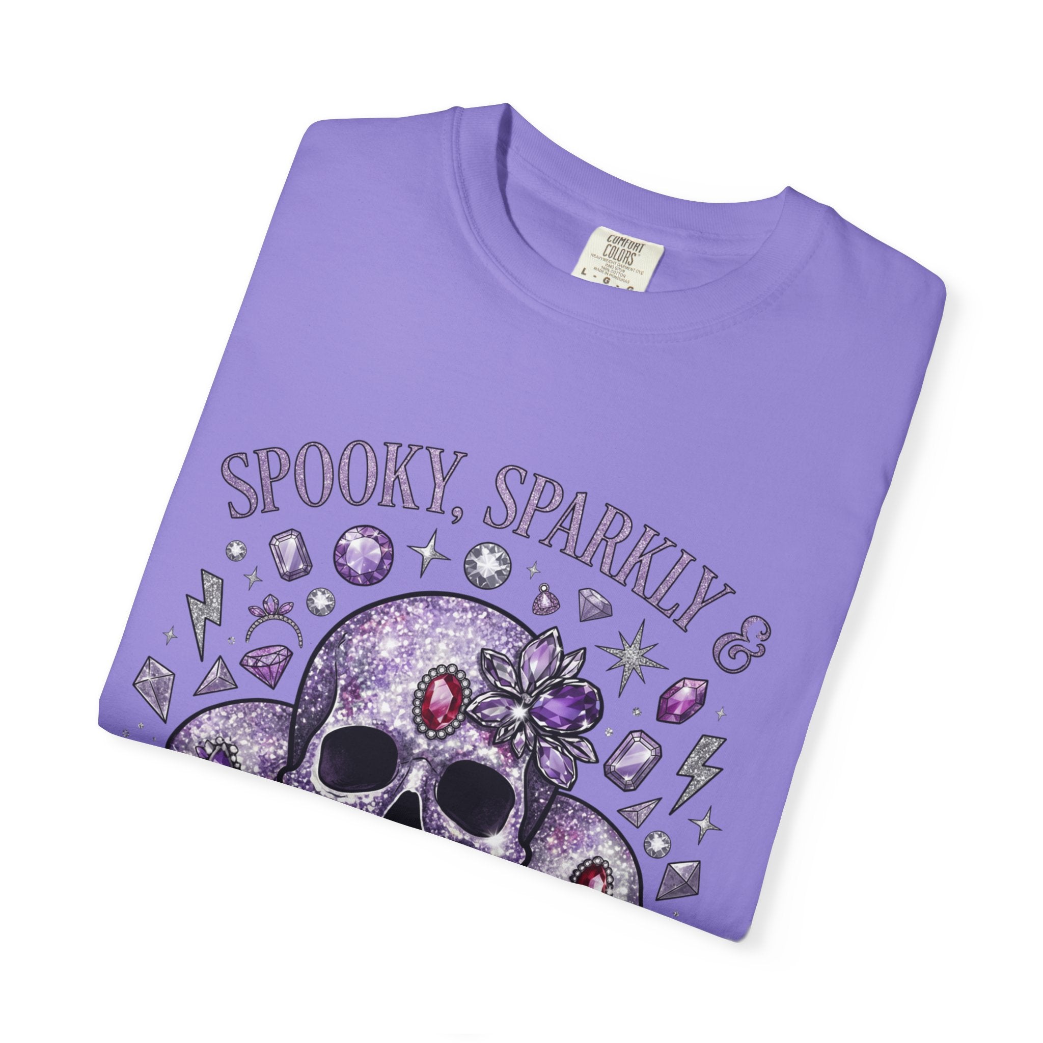 Spooky and Sparkly Tee - Comfort Colors