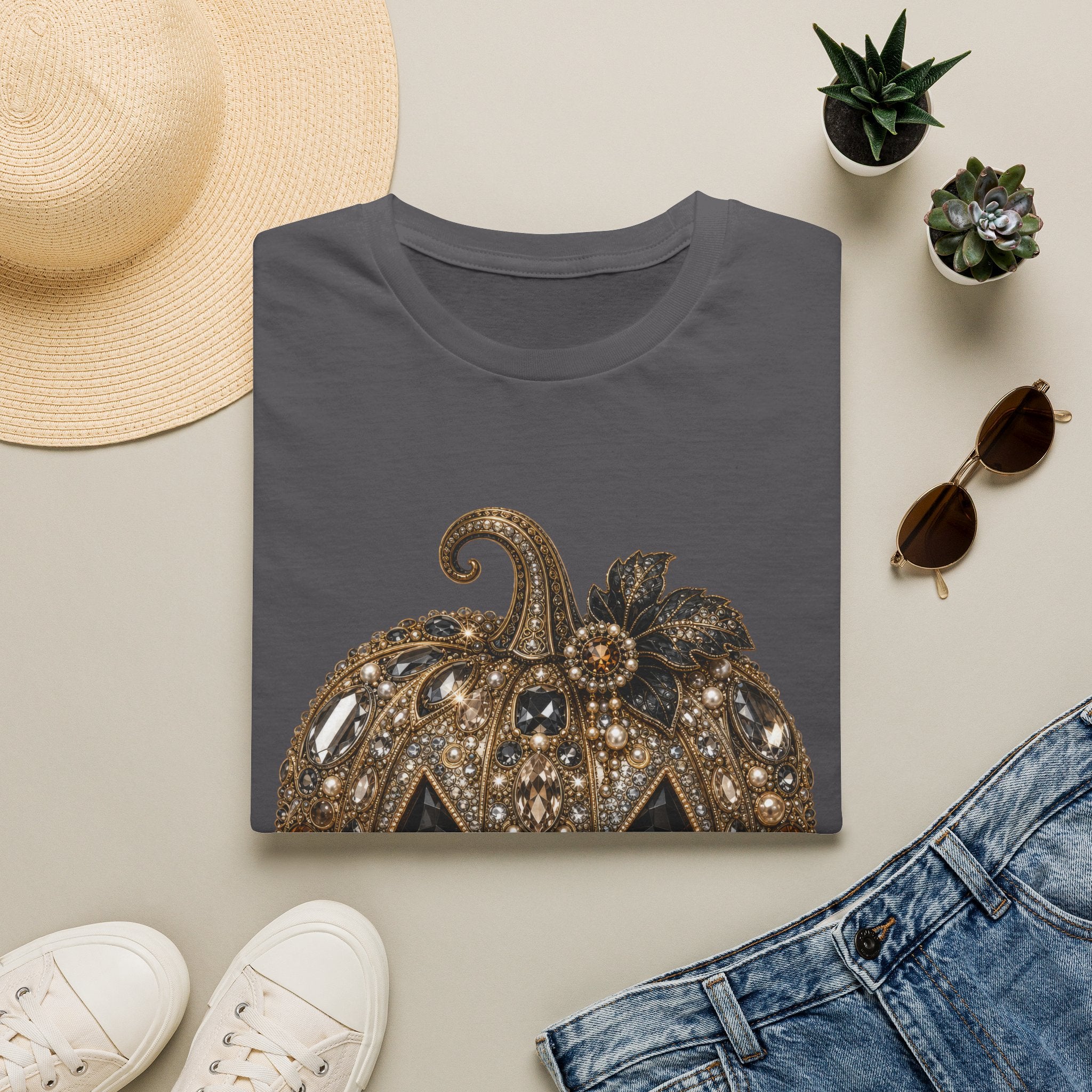 The Jeweled Pumpkin Tee - Gildan