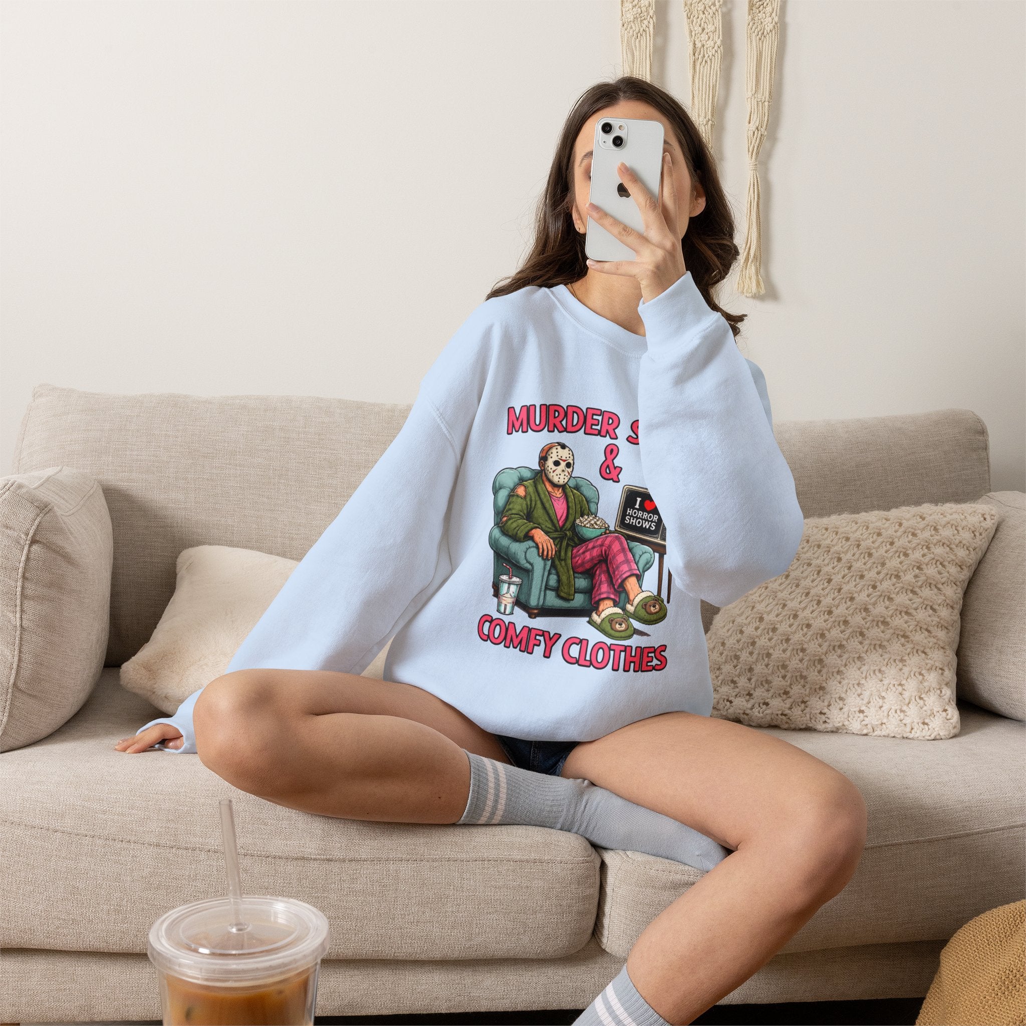 Murder Shows and Comfy Clothes Sweatshirt