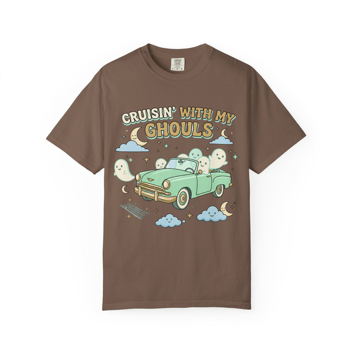 Cruisin' With My Ghouls Tee - Comfort Colors
