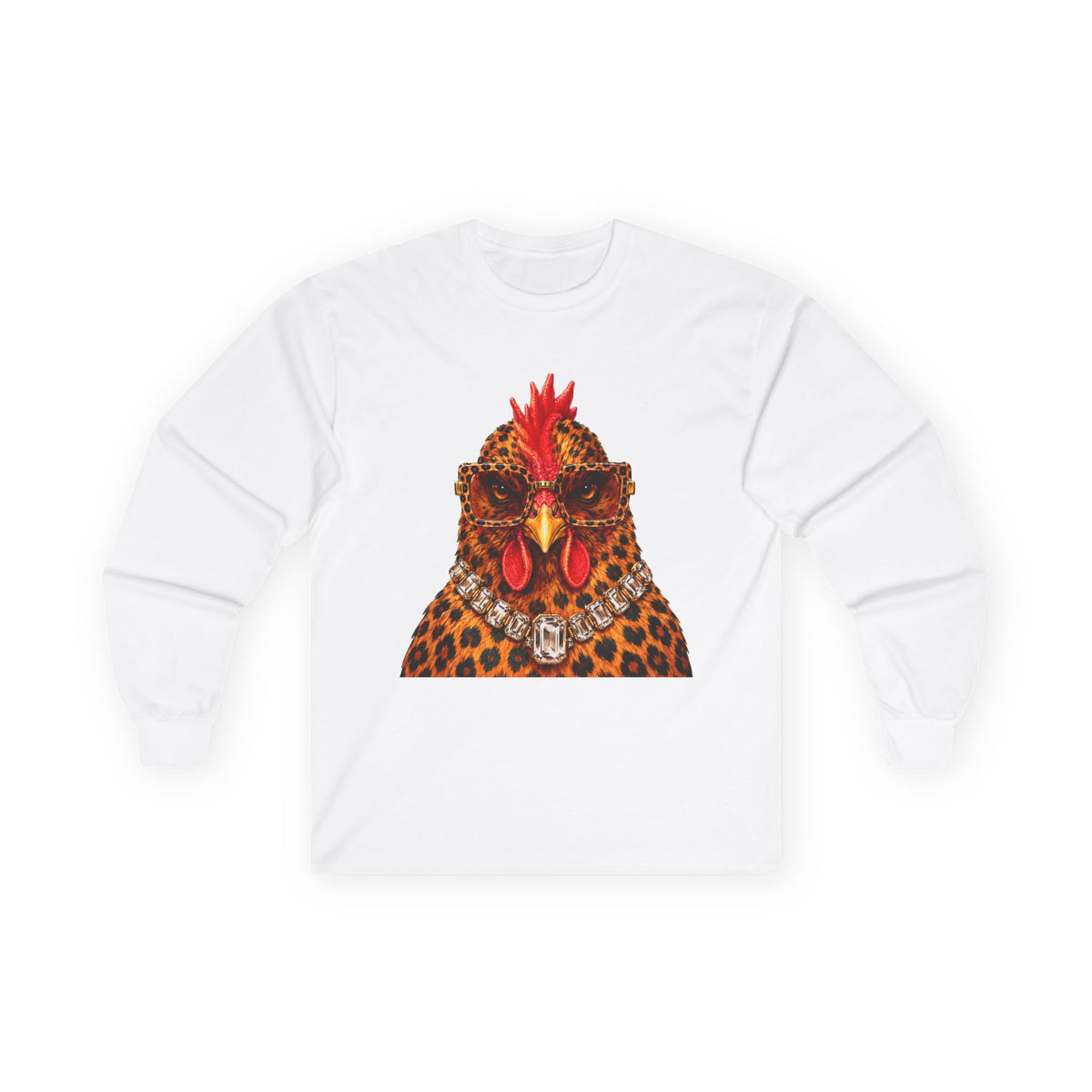 The Sassy Chicken Long Sleeve Tee - Gildan