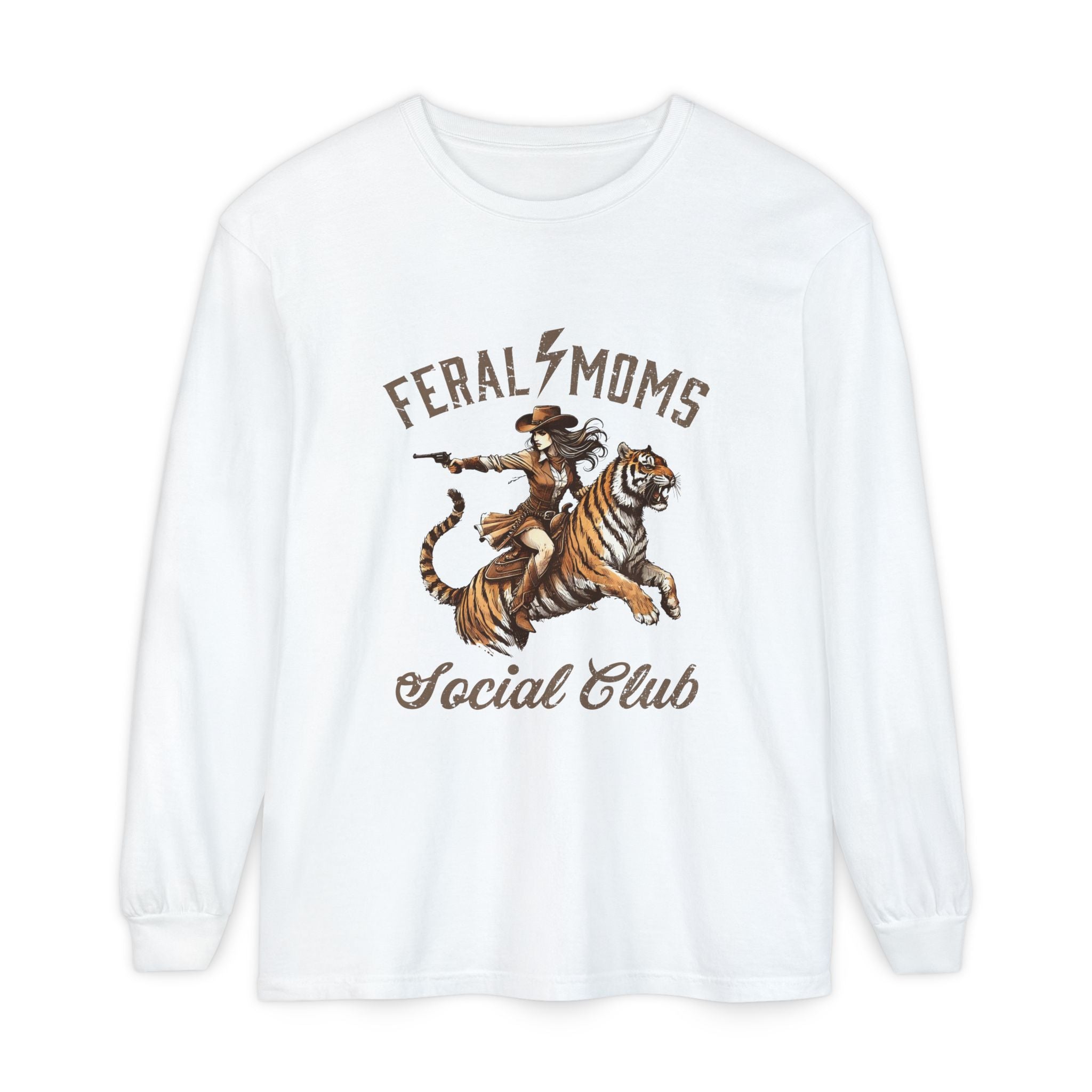 Feral Moms Social Club Long Sleeve Tee