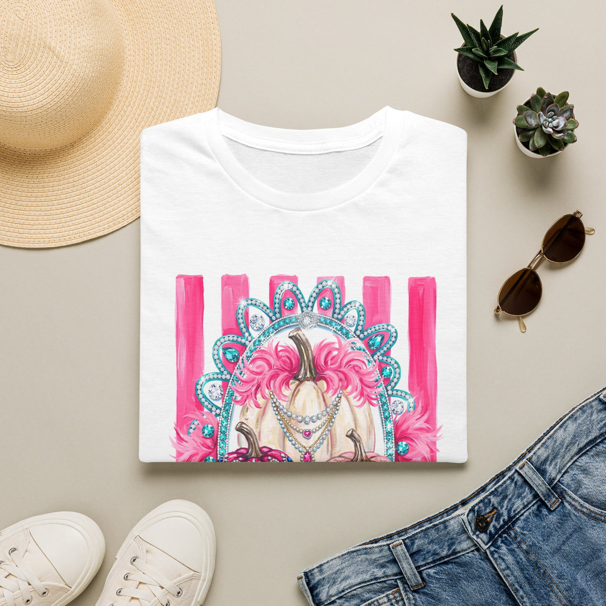 Pink Pumpkins Glam Tee - Gildan