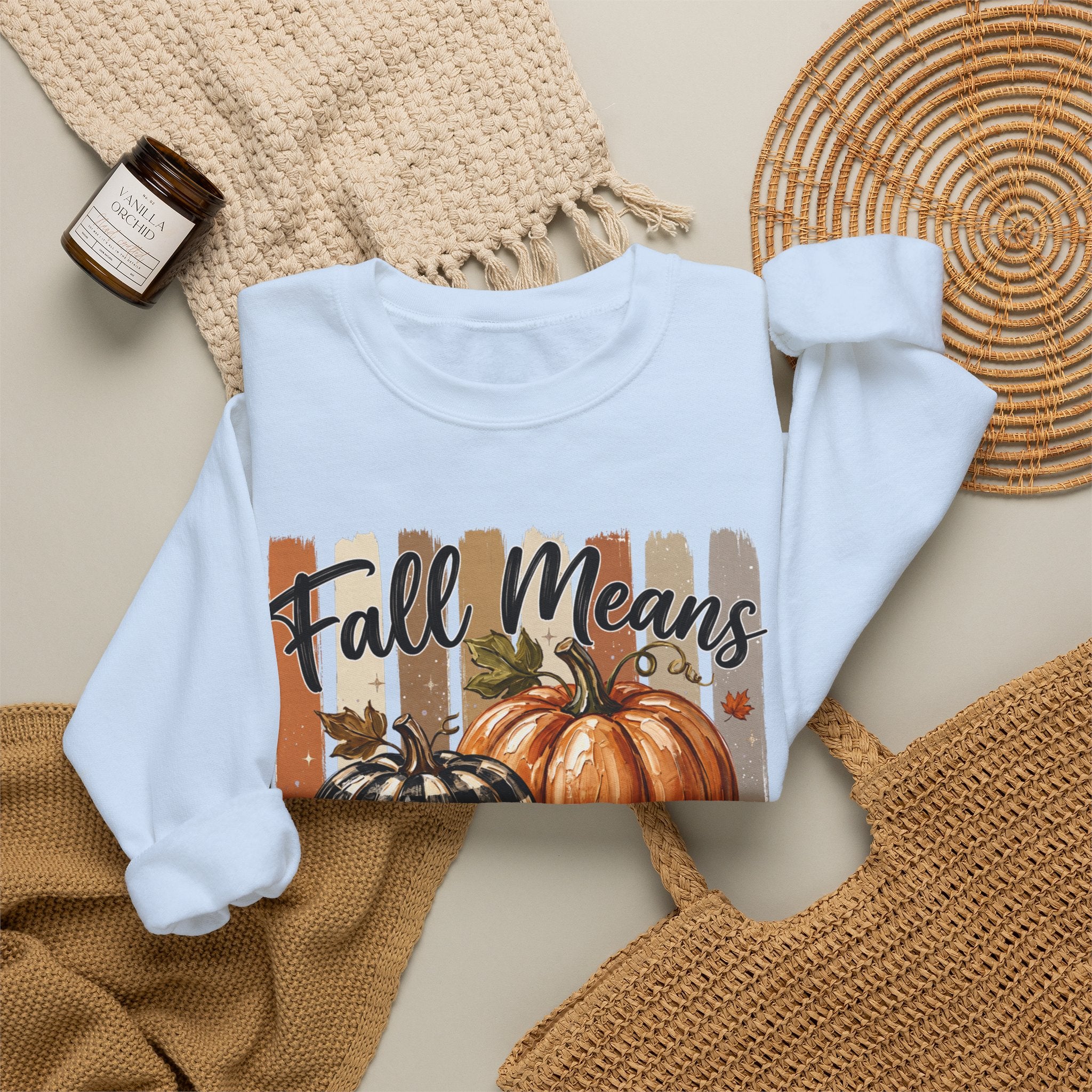 Fall Means Football Sweatshirt - Gildan