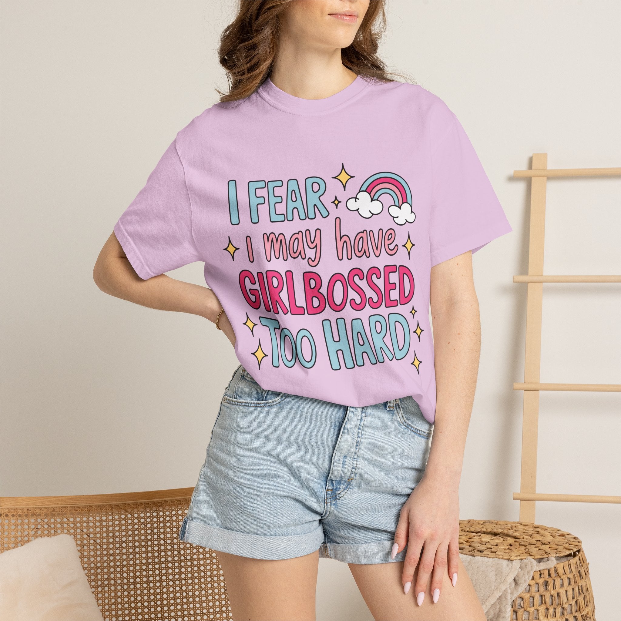 GirlBossed To Hard Tee - Comfort Colors