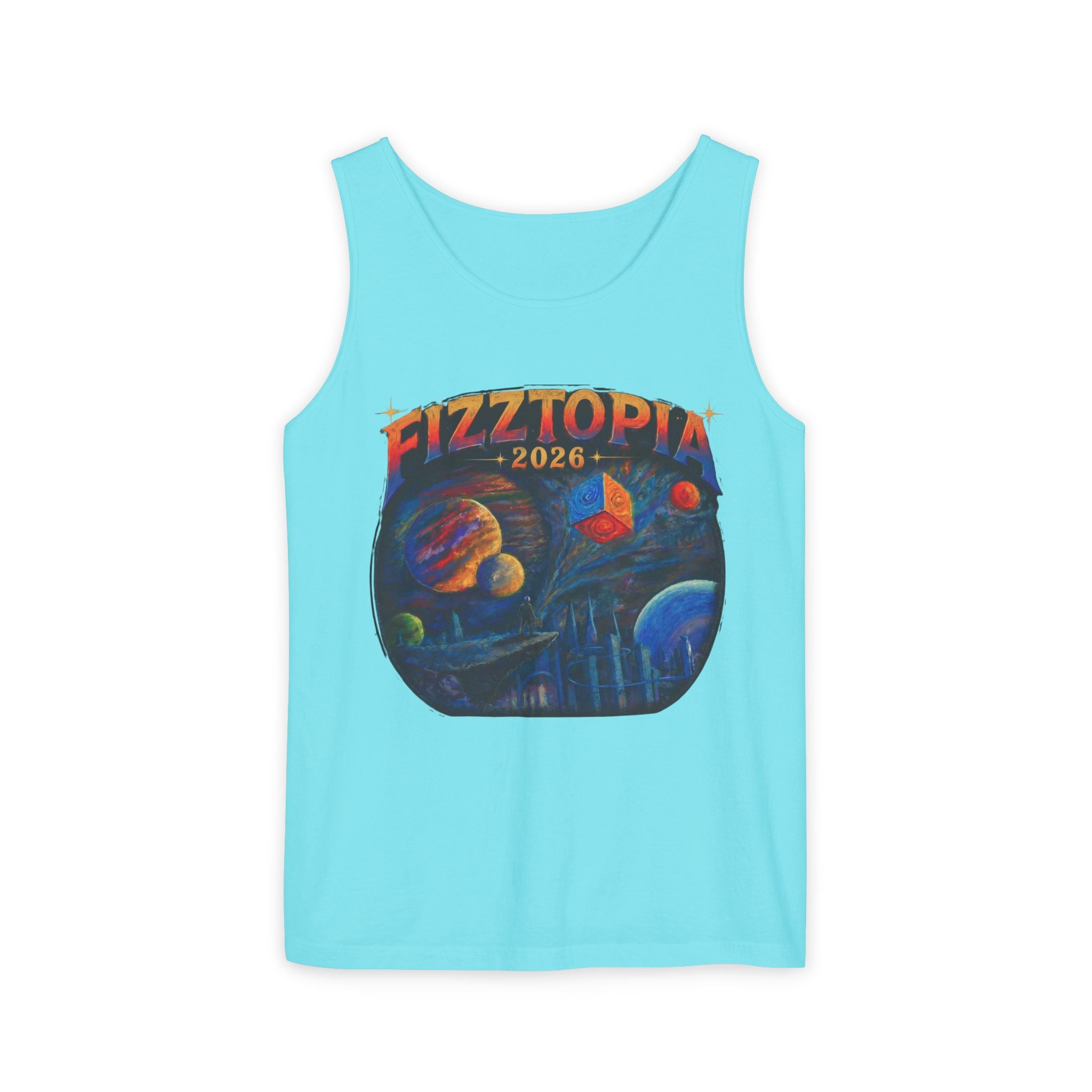 Daddy Ring Bomb's Fizztopia Galaxy Tank - Comfort Colors
