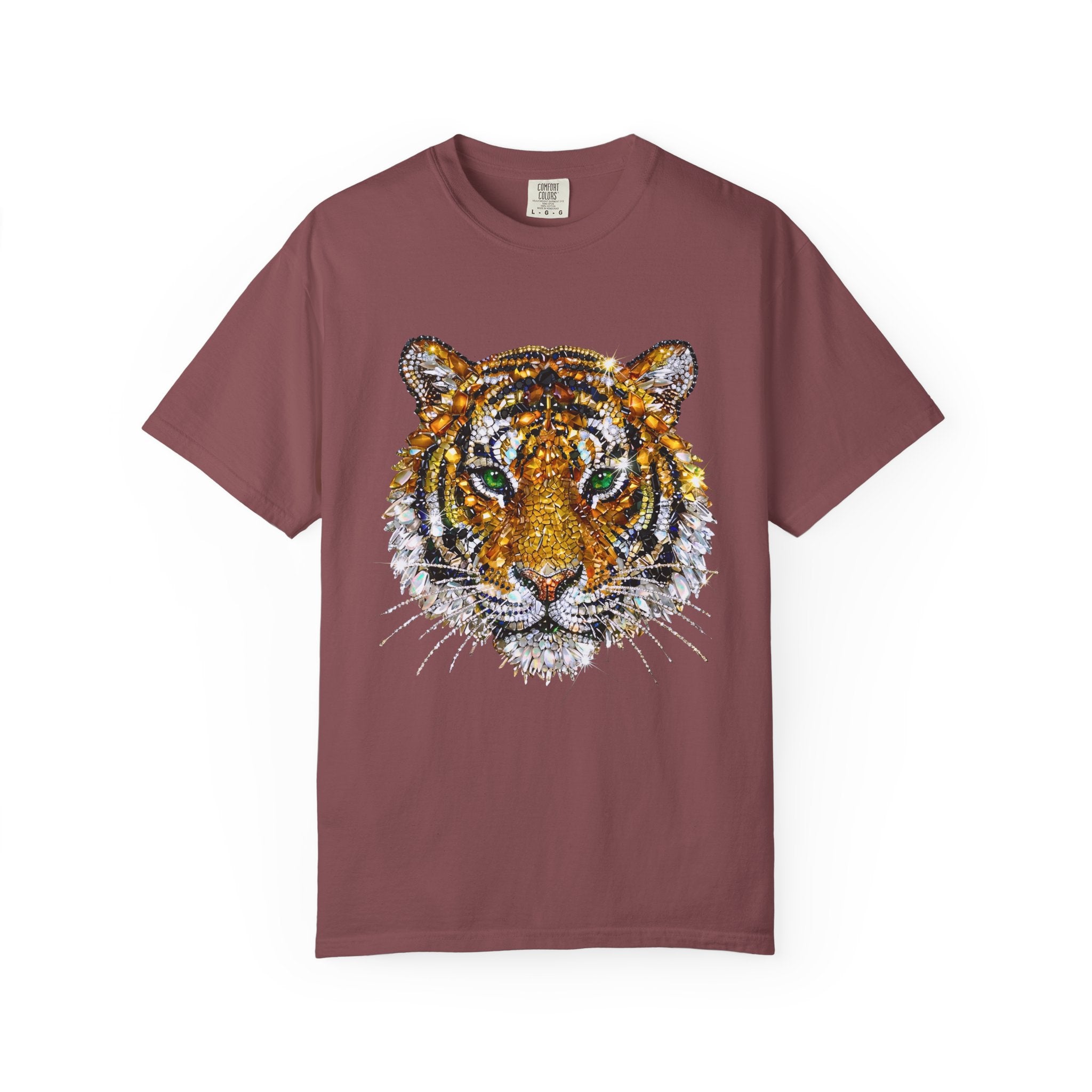 Jeweled Tiger Tee - Comfort Colors