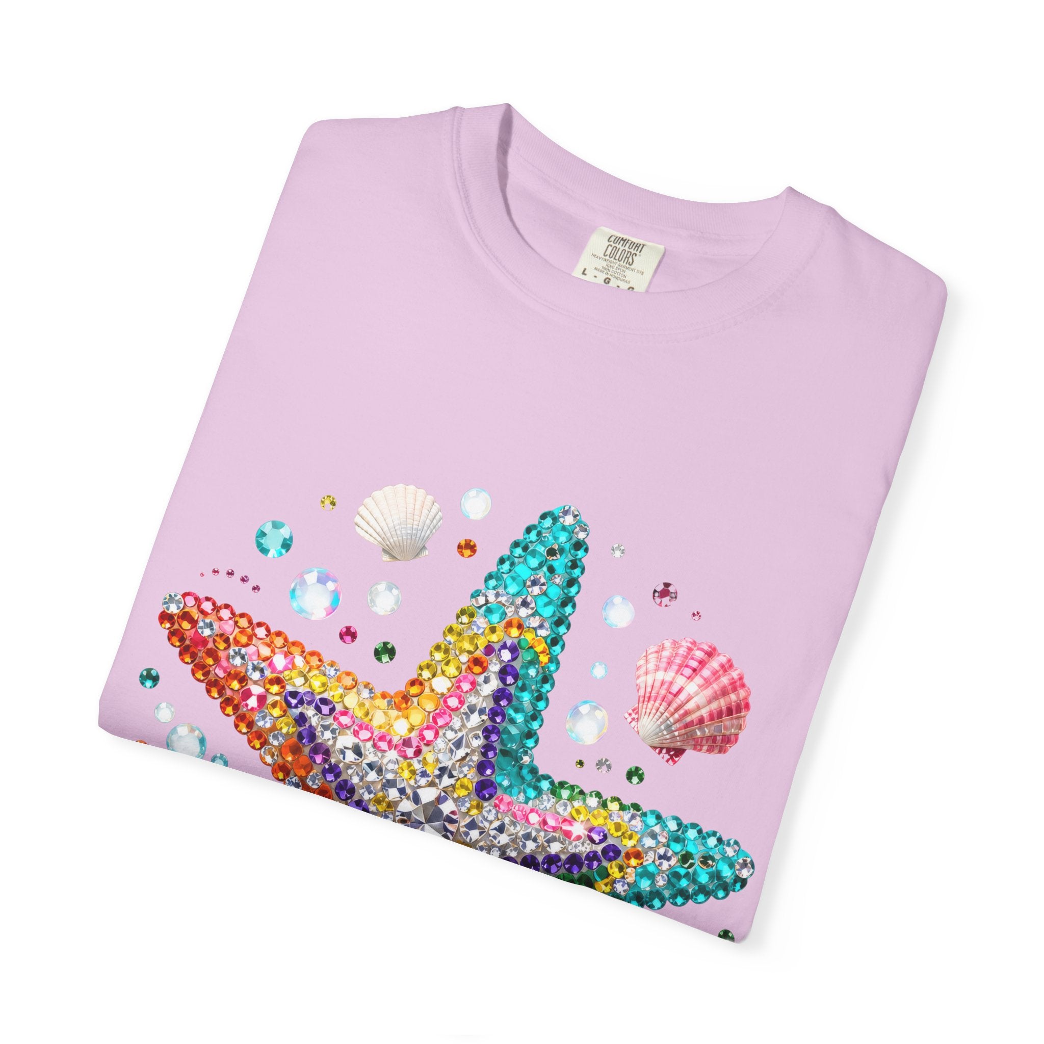 Jeweled Starfish Tee - Comfort Colors