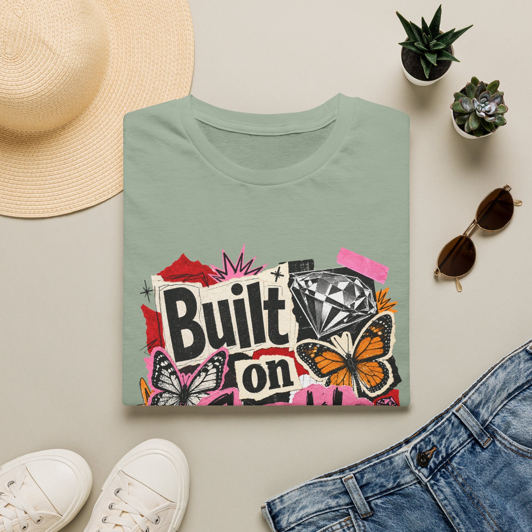 Built on Sparkle Tee - Gildan