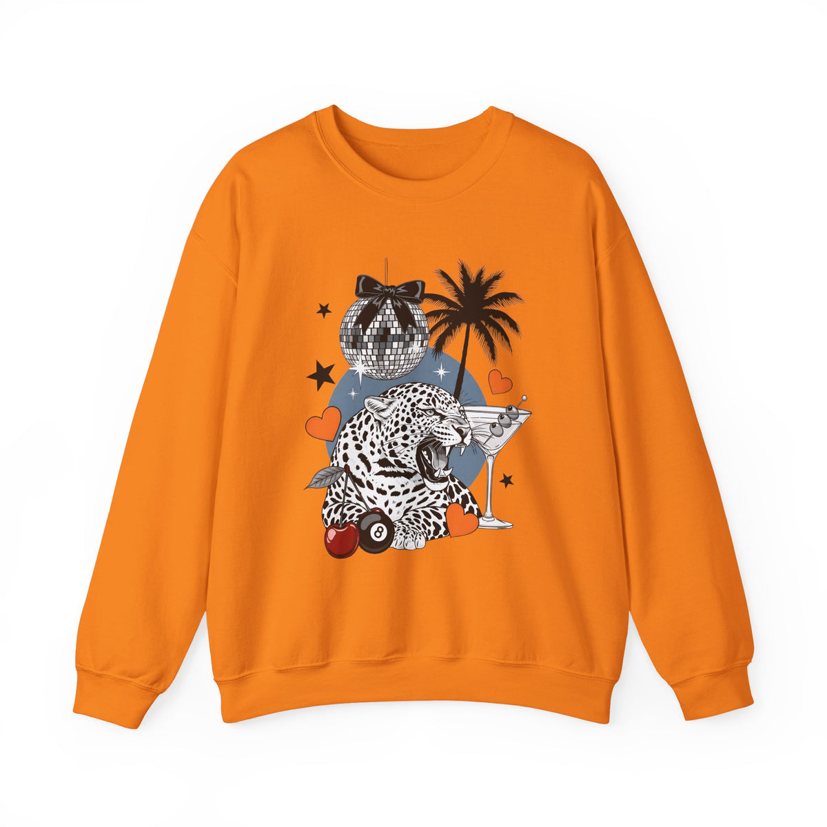 Disco Cheetah Sweatshirt - Gildan