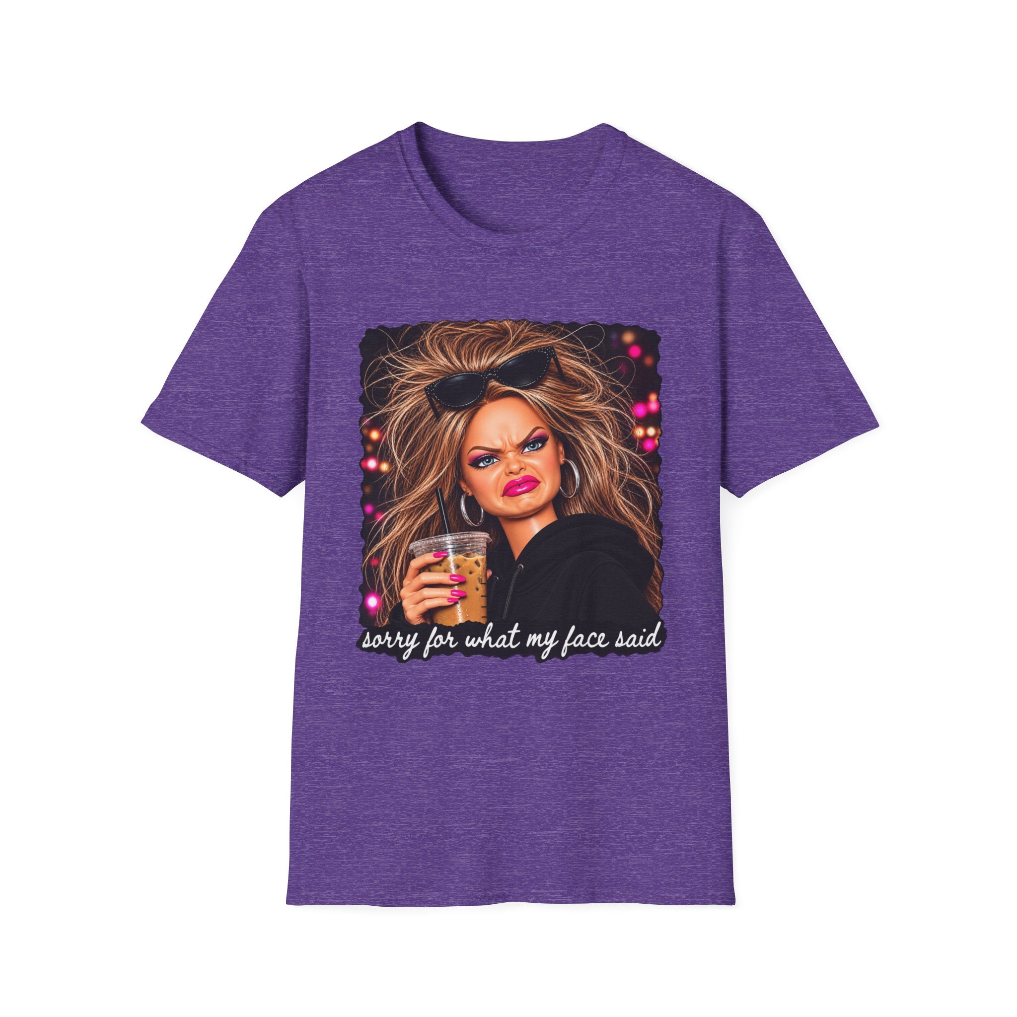 Sorry For What My Face Said Tee - Gildan