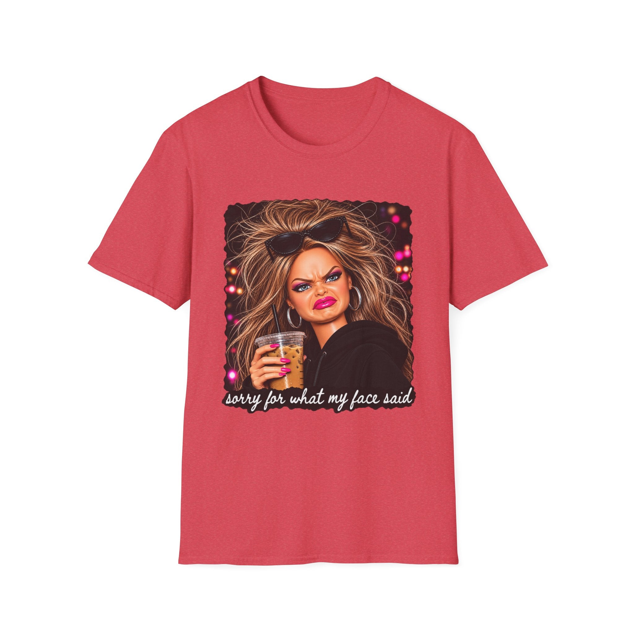 Sorry For What My Face Said Tee - Gildan