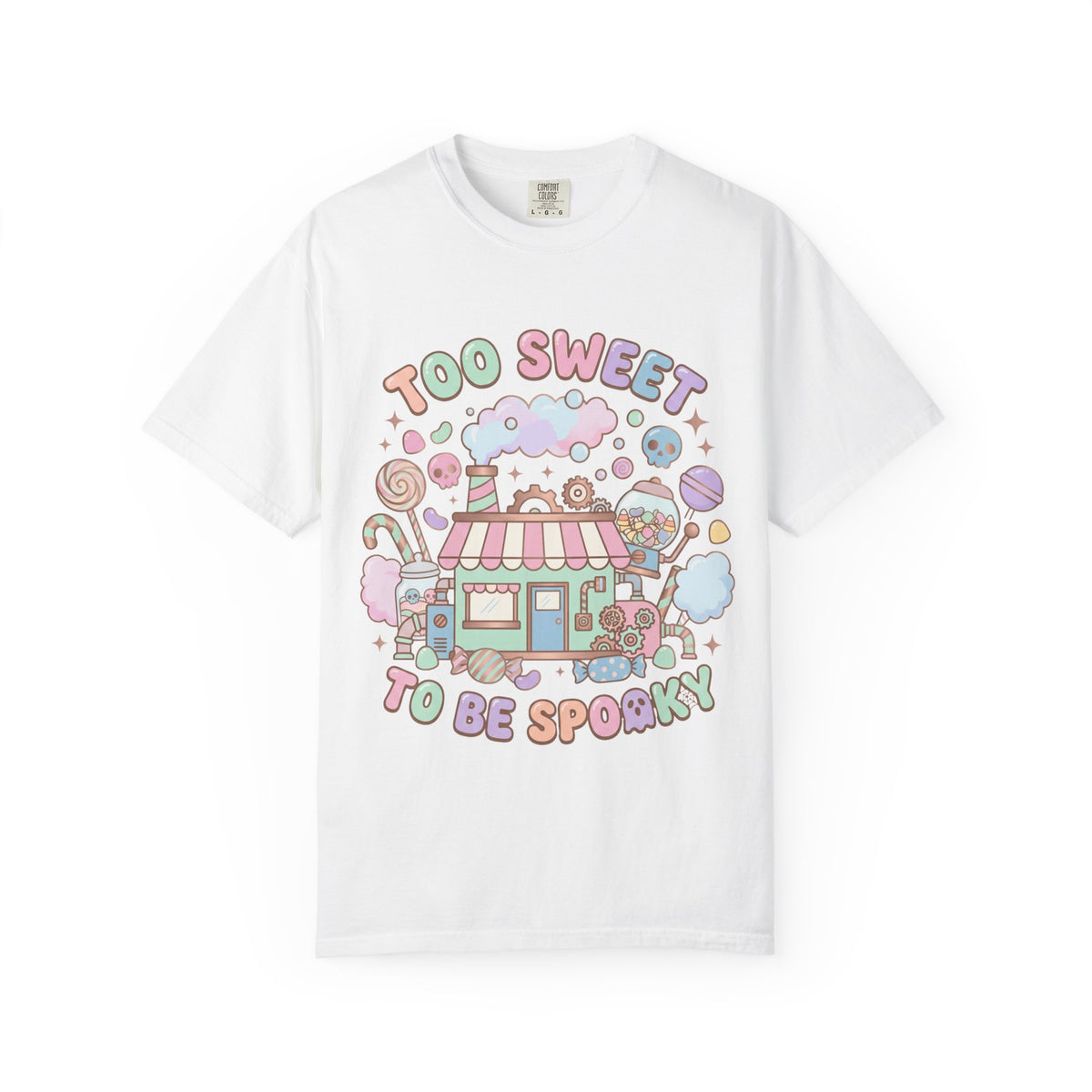 Too Sweet To Be Spooky Tee - Comfort Colors