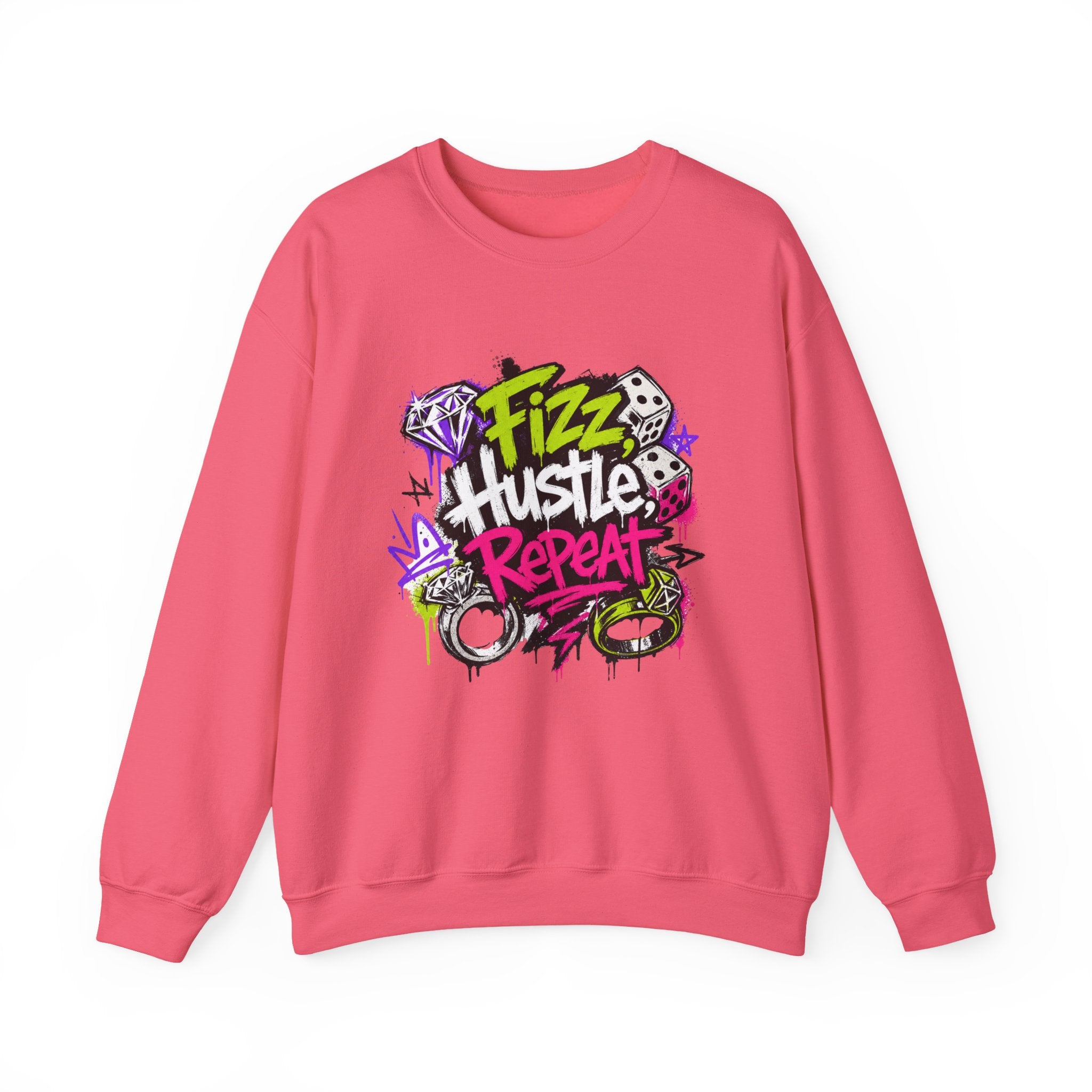 Fizz Hustle Repeat Sweatshirt - Gildan