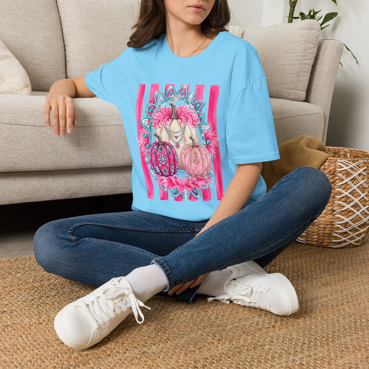 Pink Pumpkins Glam Tee - Gildan