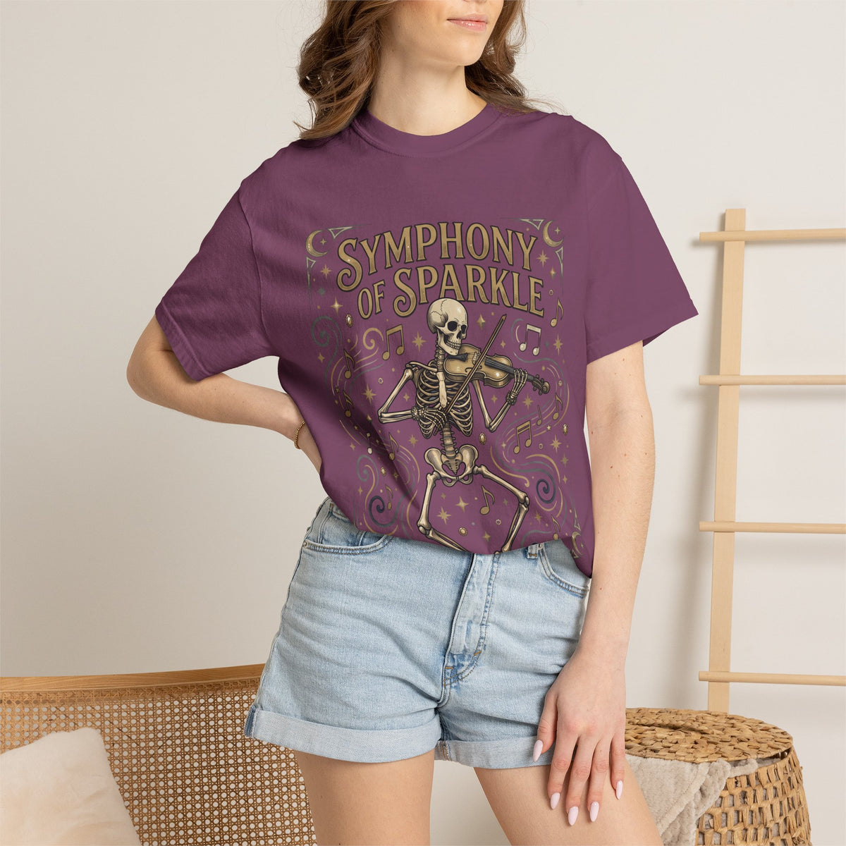 Symphony of Sparkle Tee (Rectangle) - Comfort Colors