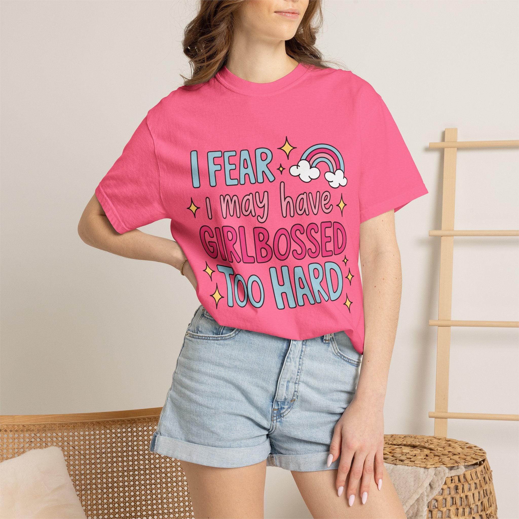 GirlBossed To Hard Tee - Comfort Colors
